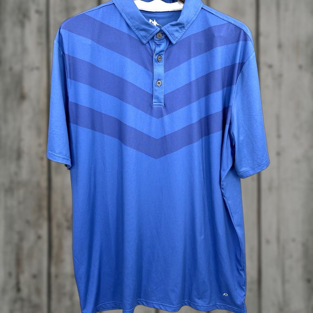Vintage Anderson Ord Shirt Mens Large Blue Polo Short Sleeve Golf Performance Preppy Dad Mens Size US L / EU 52-54 / 3 - 1 Thumbnail