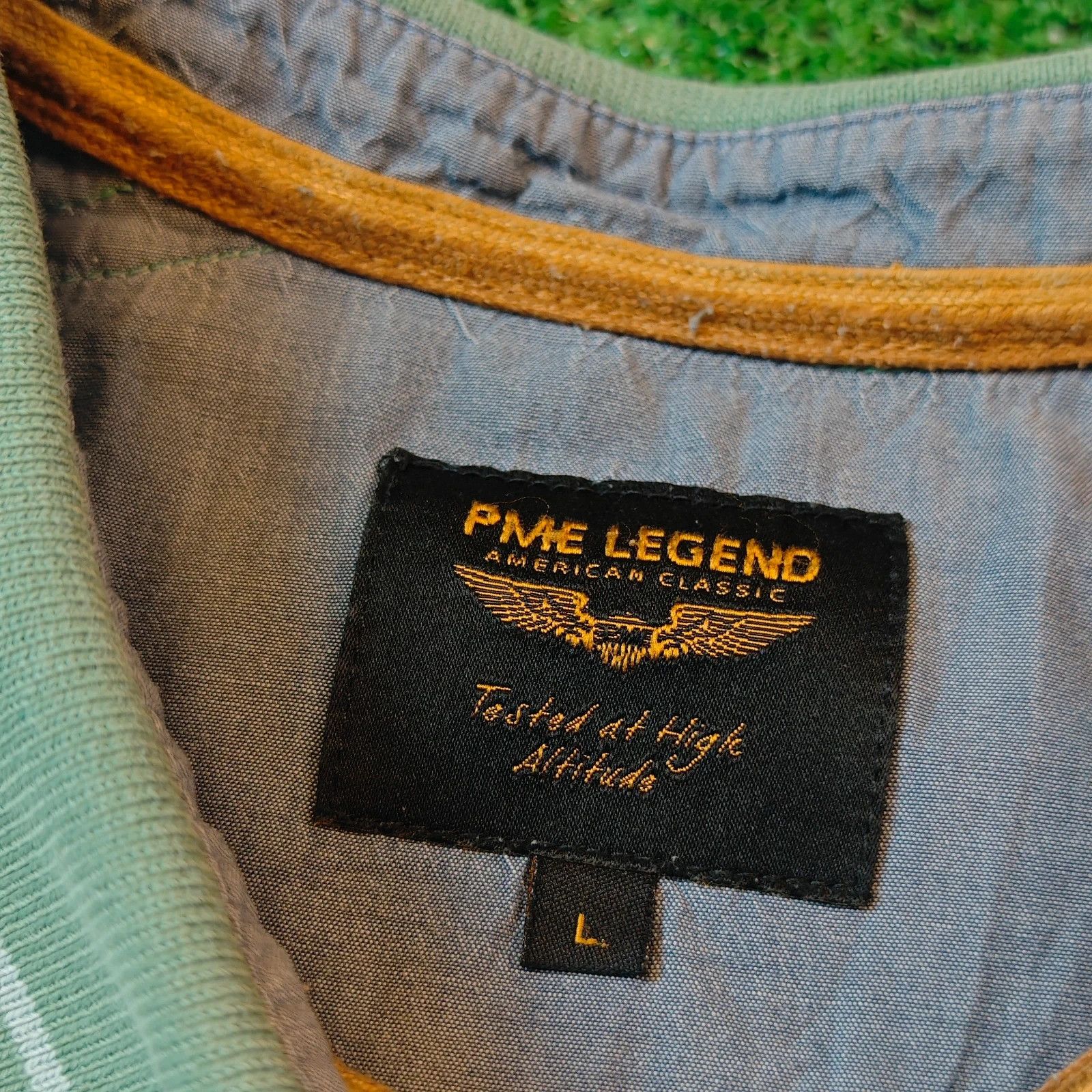 Other PME Legend Polo Shirt Mens Large Green Collared print summer Size US L / EU 52-54 / 3 - 5 Thumbnail