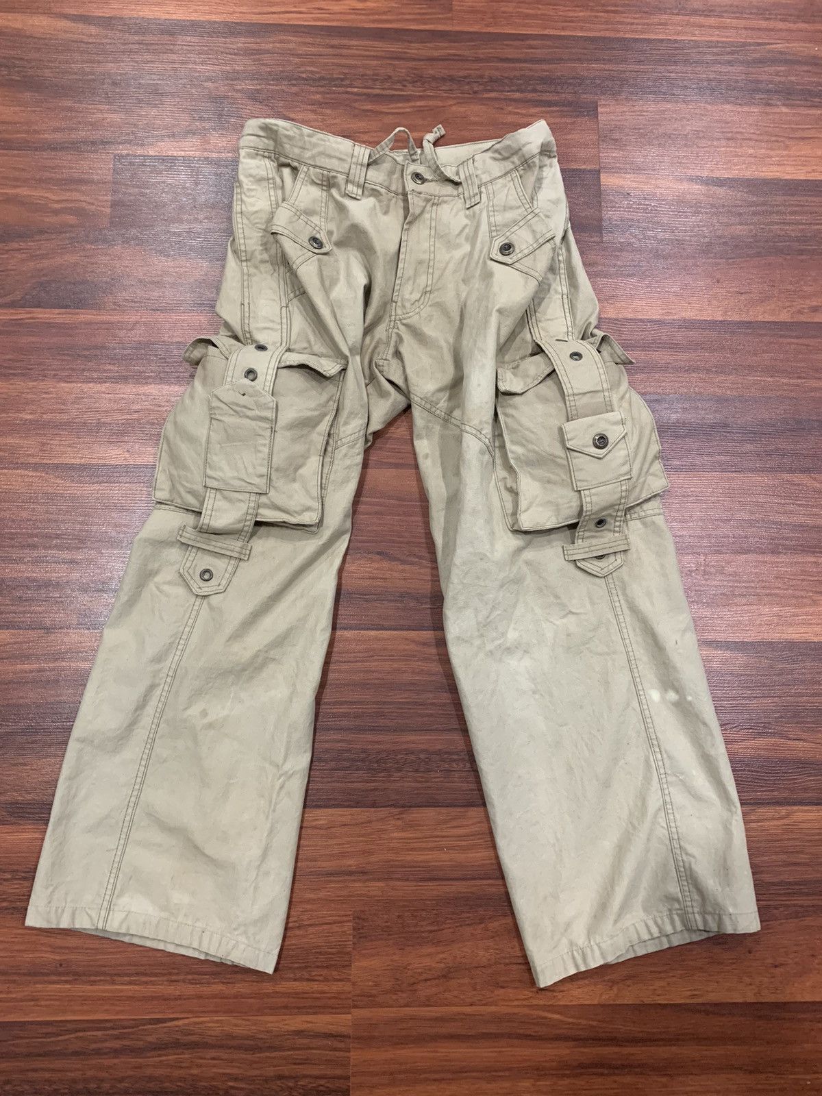 If Six Was Nine Theme Multipocket Cargo Pants Size US 34 / EU 50 - 2 Thumbnail