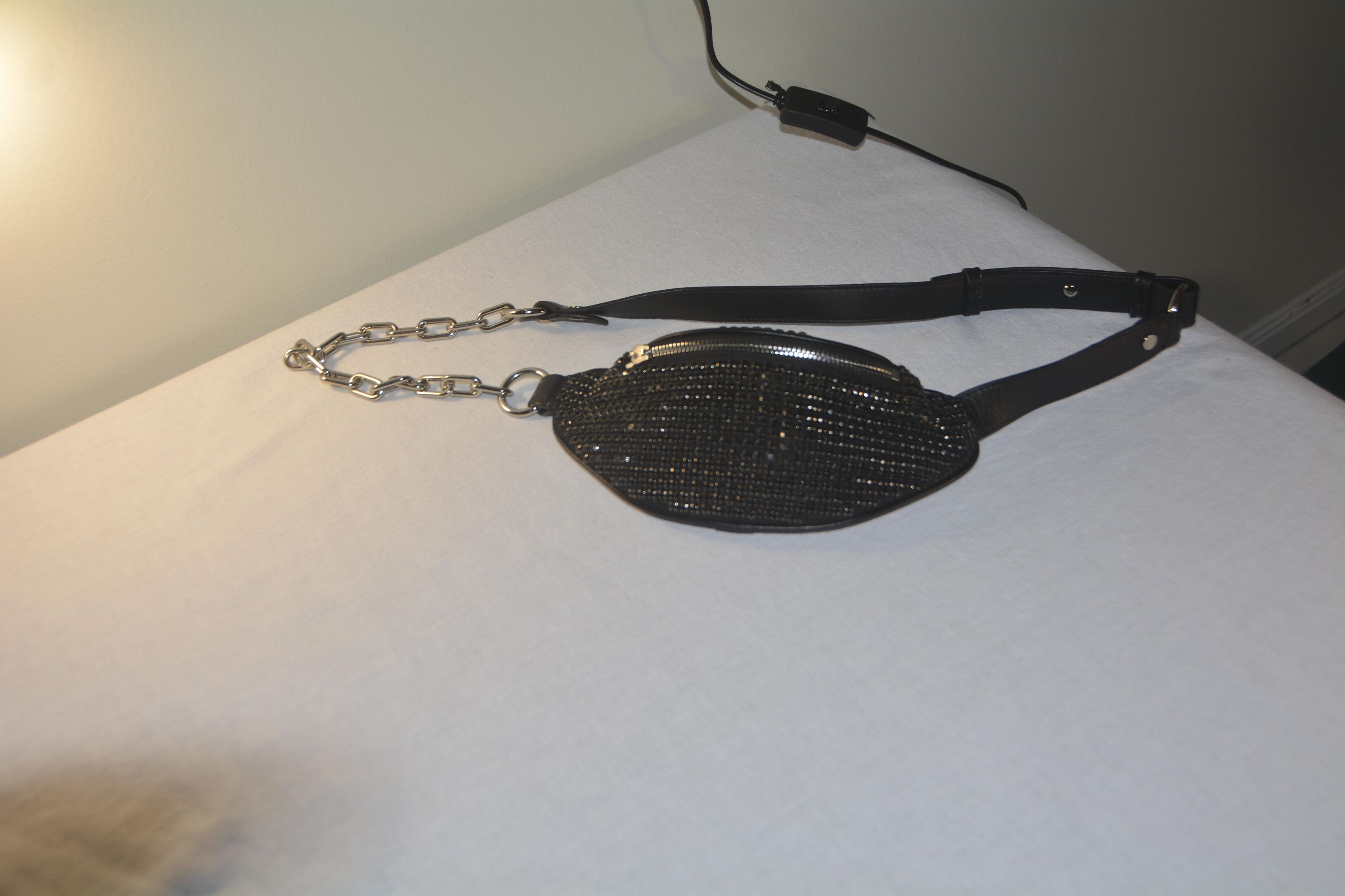 Alexander Wang Alexander Wang Attica Rhinestone All-Black! Belt-Bag Size ONE SIZE - 1 Thumbnail