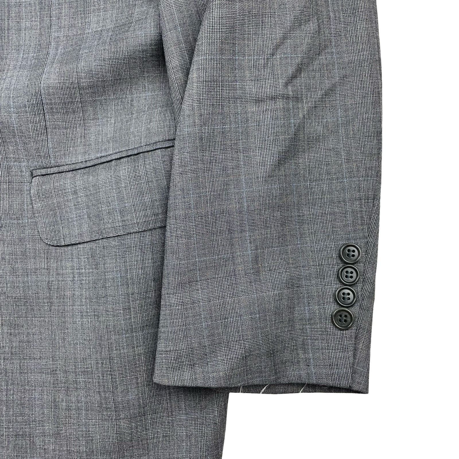 Brooks Brothers Brooks Brothers Men’s 100% Wool 2-Button Suit Gray Plaid • I Size 44L - 4 Thumbnail