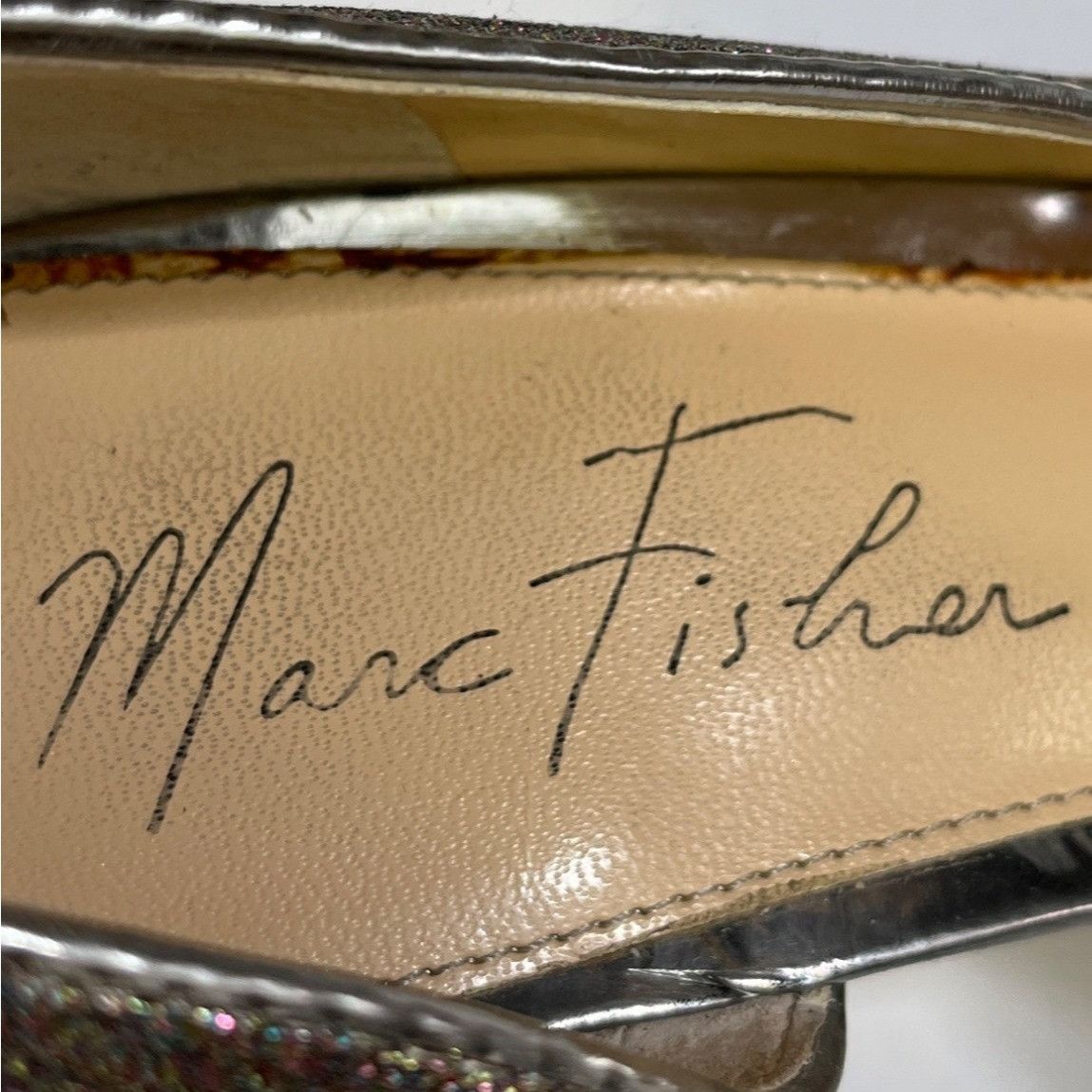 Marc Fisher Marc Fisher Joey Women's Multicolor Metallic Shoes/Heels Sz Size US 8 / IT 38 - 6 Thumbnail