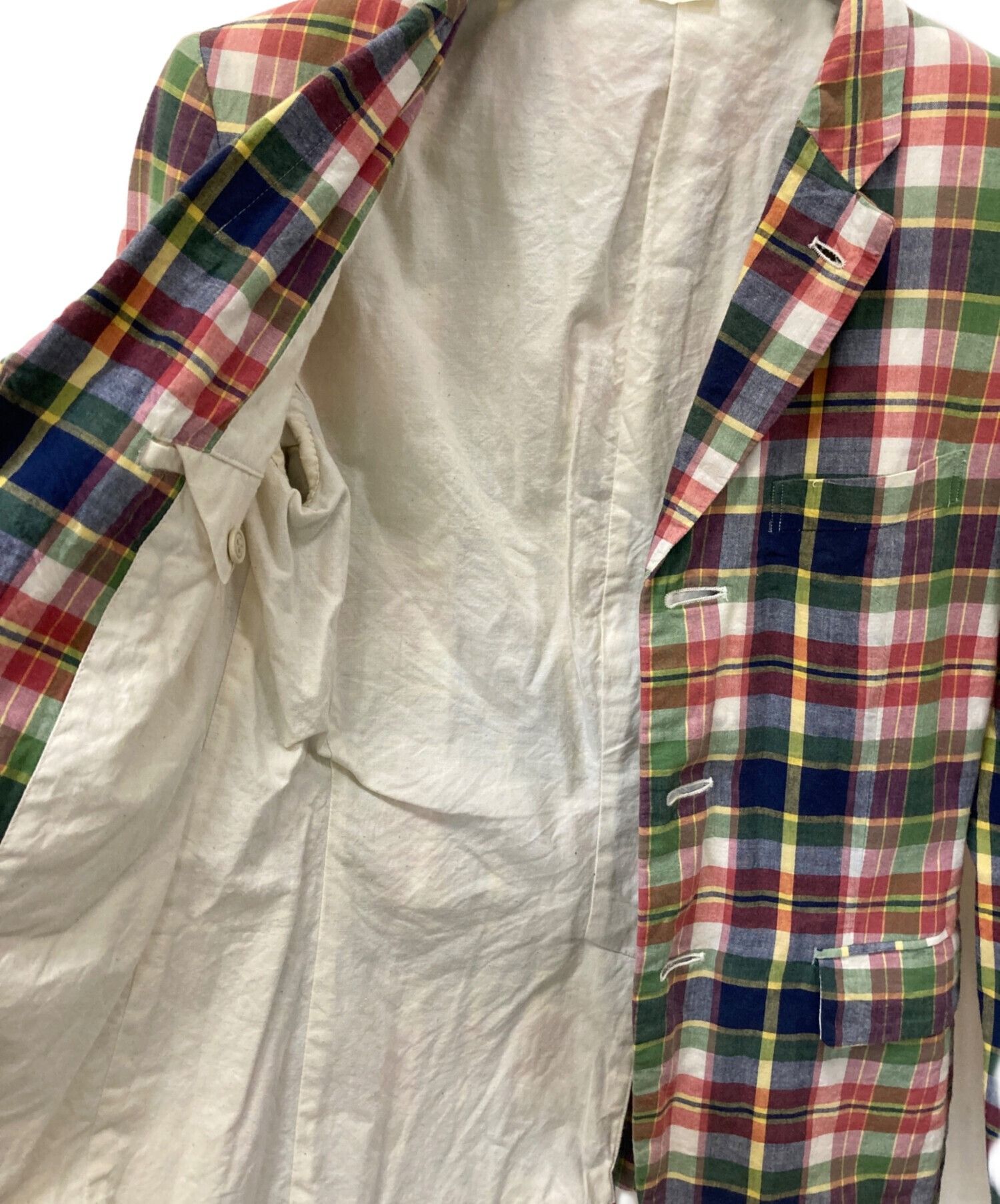 Comme des Garcons Homme Plus Checkered Jacket Size US S / EU 44-46 / 1 - 6 Thumbnail