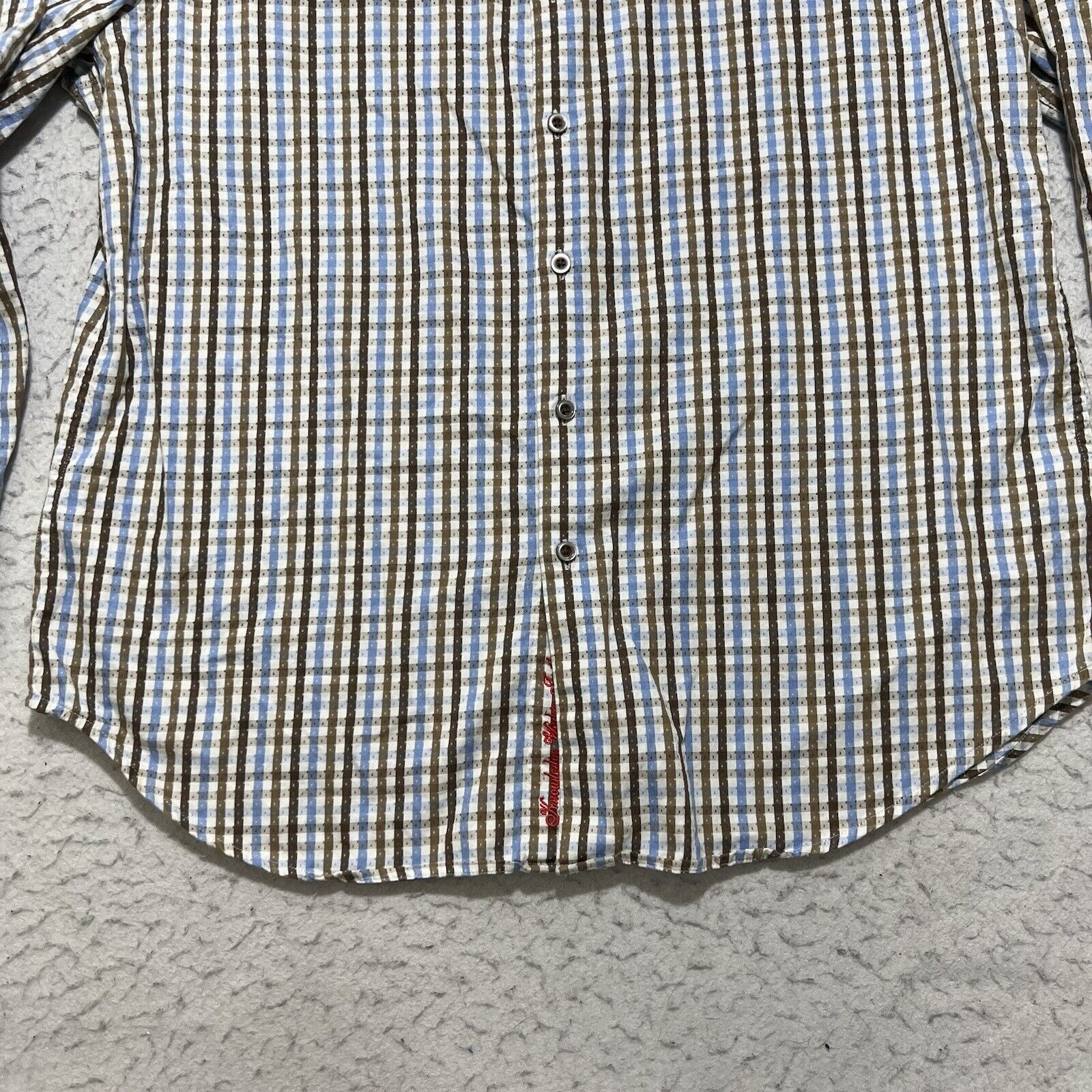 Robert Graham Robert Graham Classic Fit Button Down Shirt Blue Striped Size US XL / EU 56 / 4 - 7 Thumbnail