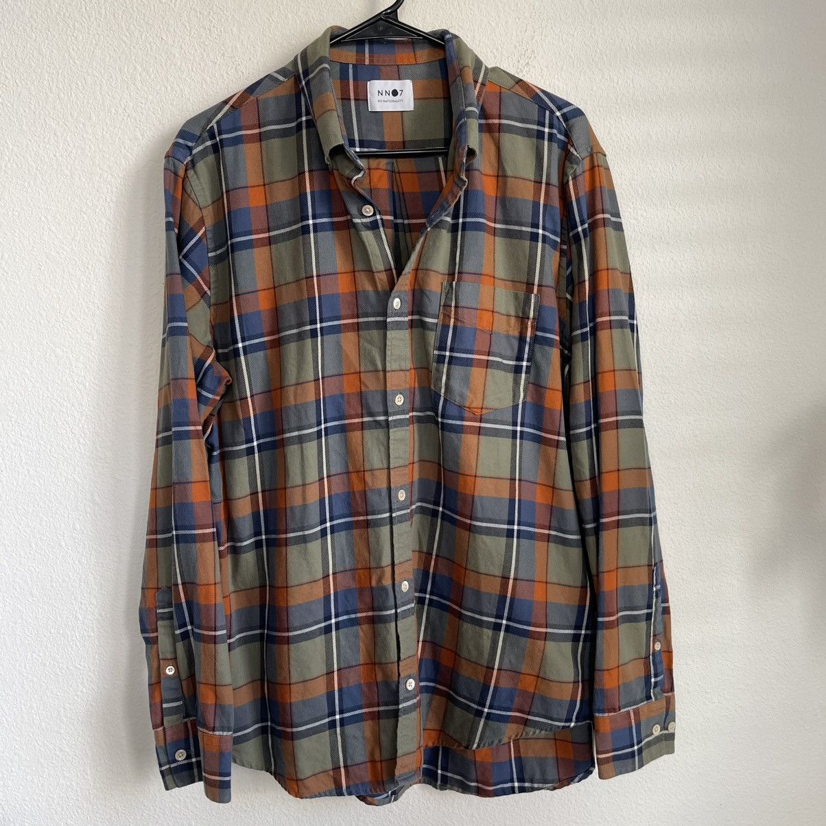 NN07 NN07 Plaided Button Down Long Sleeve Shirt Size US XL / EU 56 / 4 - 2 Thumbnail