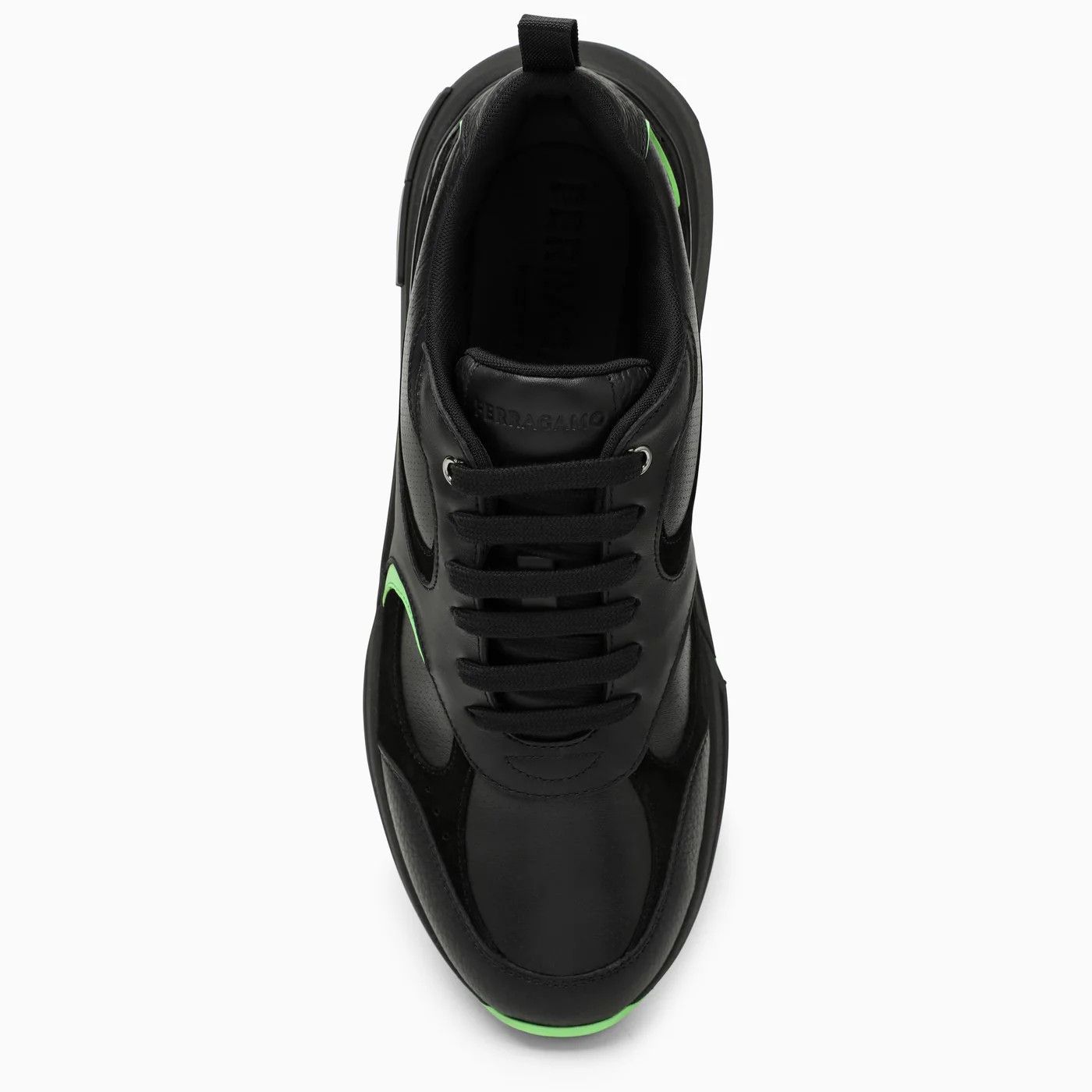 Salvatore Ferragamo o1s1rm0924 Cosimina Low-Top Sneaker in Black Size US 7 / EU 40 - 3 Thumbnail