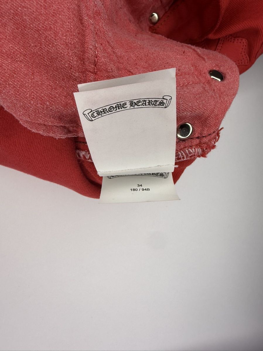 Chrome Hearts Chrome Hearts Red Paris Exclusive Patch Denim Size US 34 / EU 50 - 16 Thumbnail