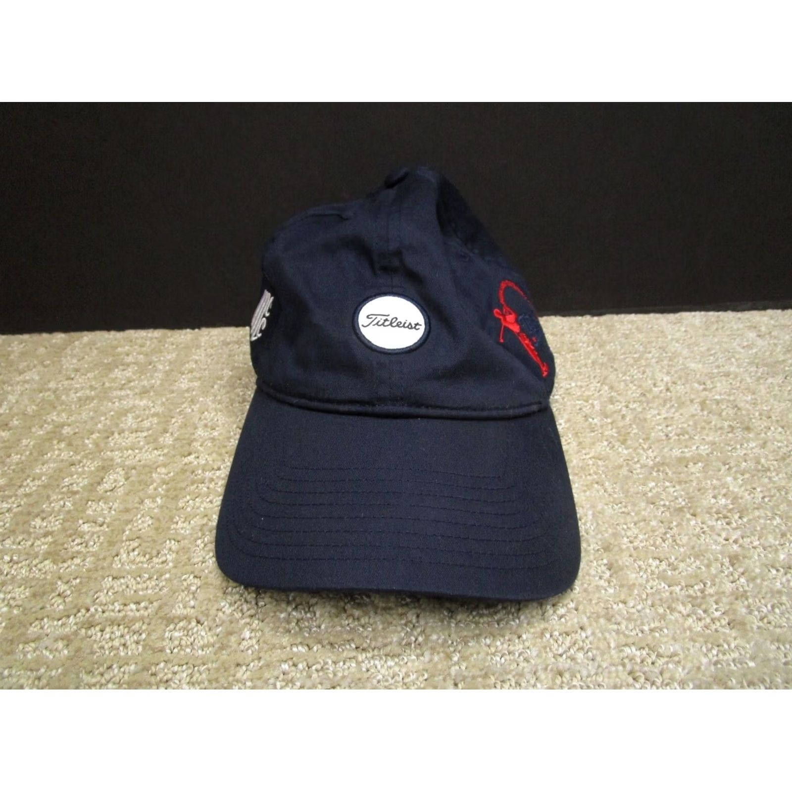 Titleist Titleist Cap Hat Strap Back Men Adjustable Blue Golf Amateur Tournament Golfing Cap Size ONE SIZE - 2 Thumbnail