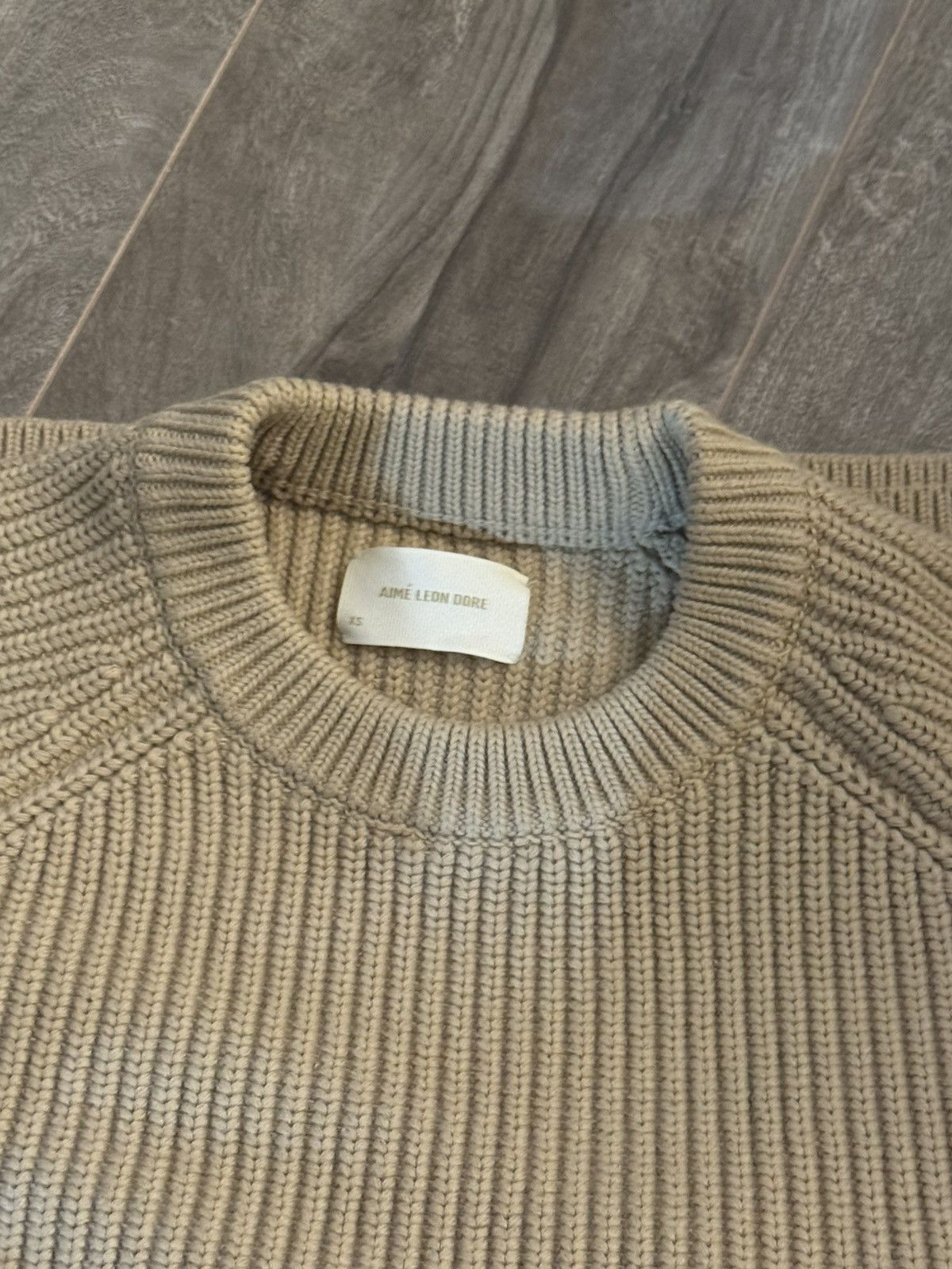 Aime Leon Dore Aime Leon Dore Shaker Stitch Raglan Knit Crewneck Size US XS / EU 42 / 0 - 2 Thumbnail
