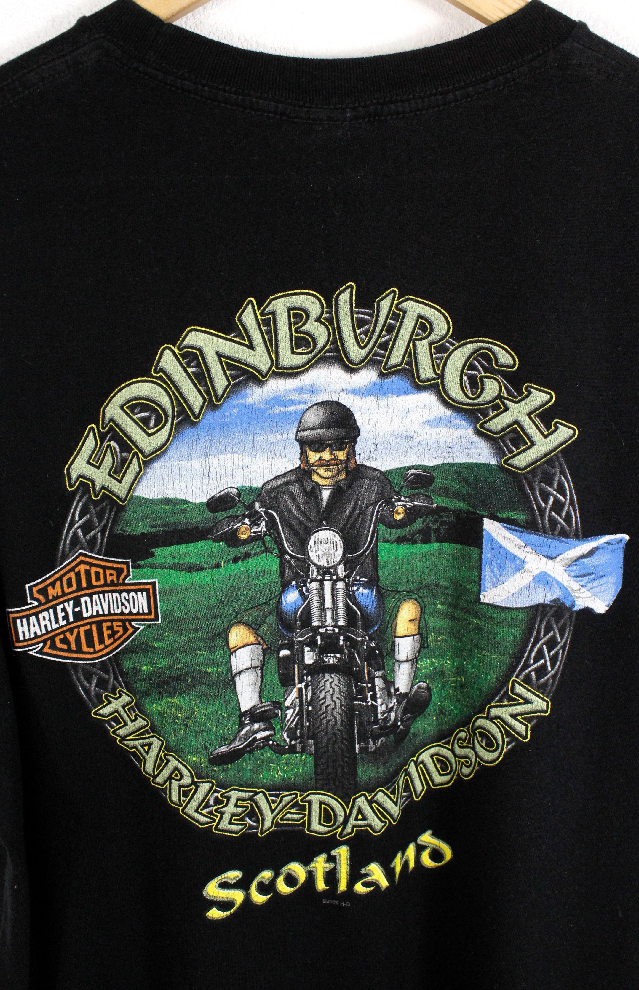 Harley Davidson × West Coast Choppers Harley Davidson Scotland Y2K 2000s Graphic Tee T-shirt XL Size US XL / EU 56 / 4 - 5 Thumbnail