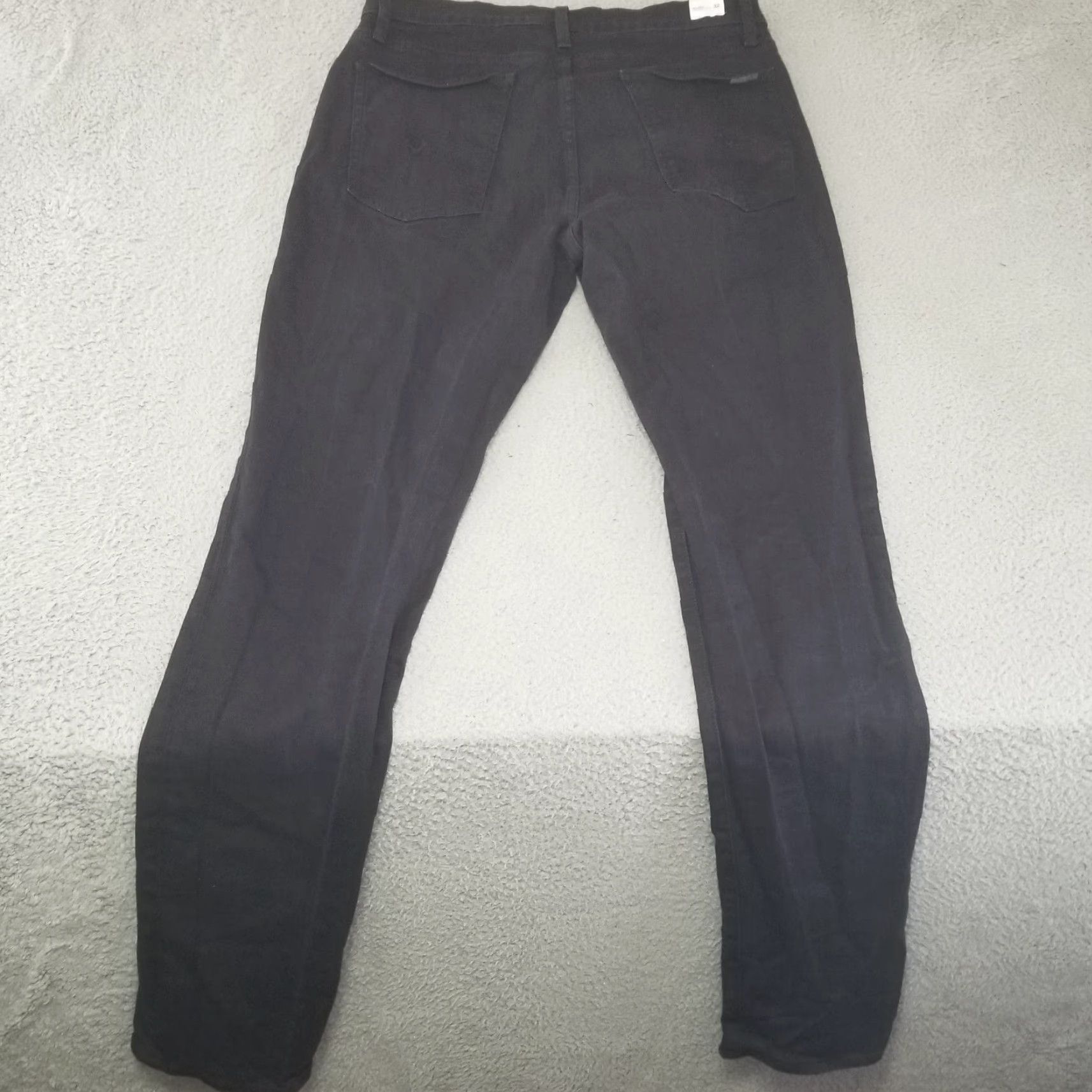 Hudson Hudson Jeans Mens Blake Slim Straight Fit 31x33 Black Cotton Denim Zip Fly 5-Pocket Style Jeans Boots Leisure Wear Mens Size US 31 - 5 Thumbnail
