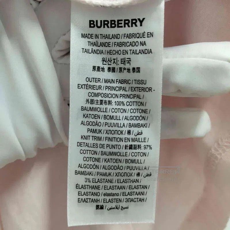 Other Burberry Pink Cotton Short Sleeve T-Shirt. Size S / US 4 / IT 40 - 5 Thumbnail