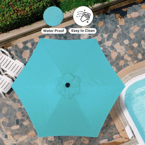 Designer × Homemade 7.5ft Patio Outdoor Table Market Yard Umbrella with Push But Size US L / EU 52-54 / 3 - 7 Thumbnail