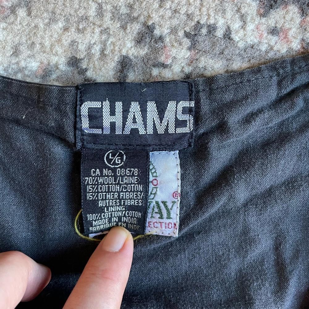 Designer Vintage Chams Any Way Collection Wool Vest Size US L / EU 52-54 / 3 - 3 Thumbnail