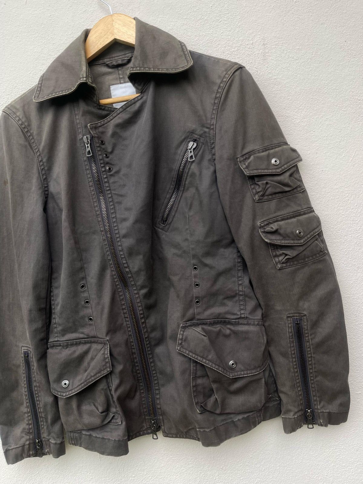 Designer × J.Lindeberg J.Lindeberg Stockholm Military Waxed Jacket Size US S / EU 44-46 / 1 - 5 Thumbnail