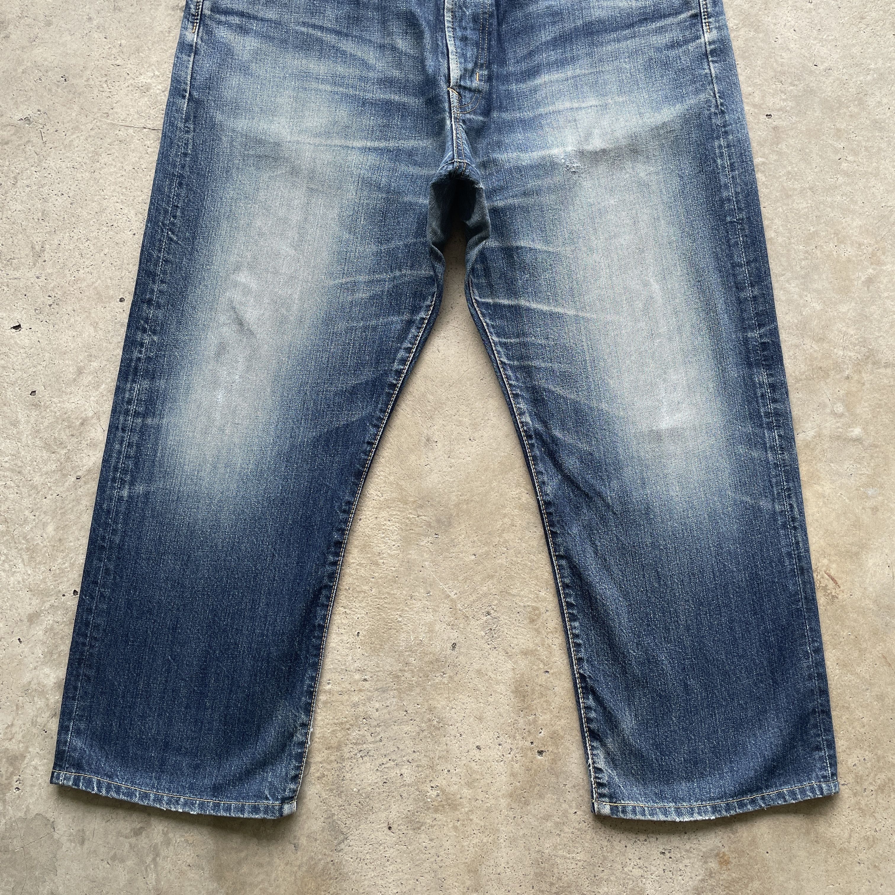 Edwin × Japanese Brand × Jean W39💥 Vintage Edwin Faded Made In Japan Jeans Pants Denim Size US 39 - 4 Thumbnail
