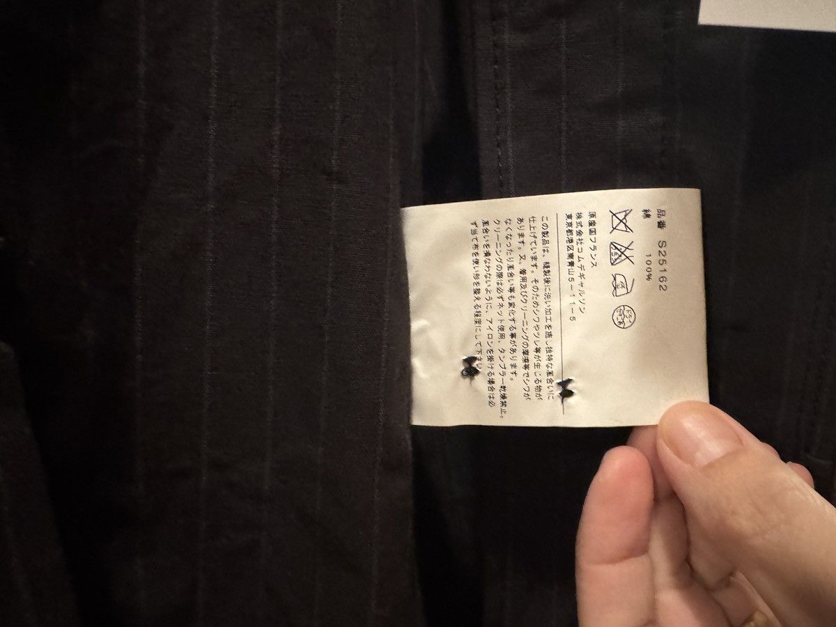 Comme des Garcons × Comme des Garcons SHIRT Comme Des Garçon Shirt CottonBlazer NWT Pin Strip Light Grey Size 40R - 6 Thumbnail