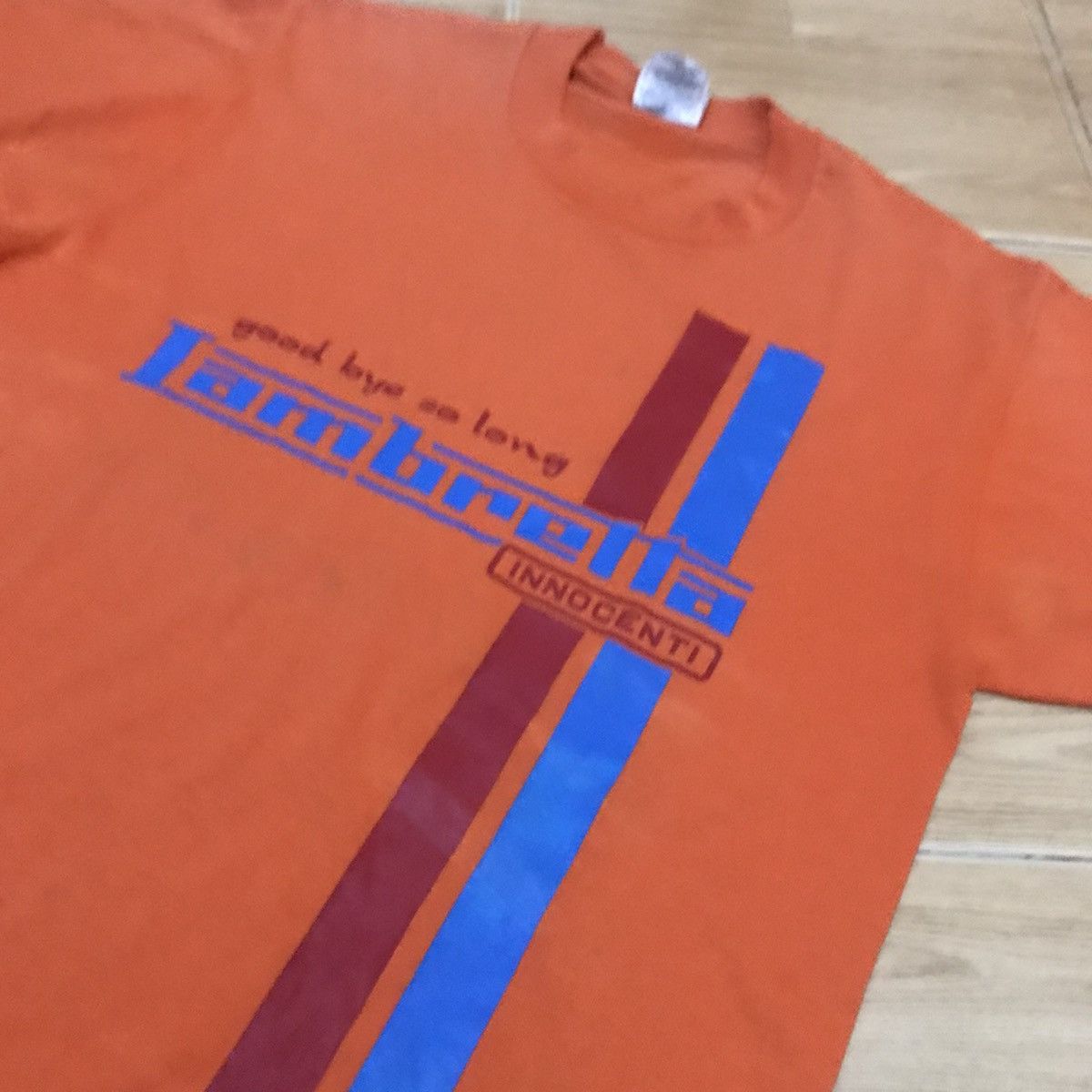 Lambretta × Vintage Vintage 90s Lambretta racing stripe Tee mods Single stitch Size US S / EU 44-46 / 1 - 14 Thumbnail
