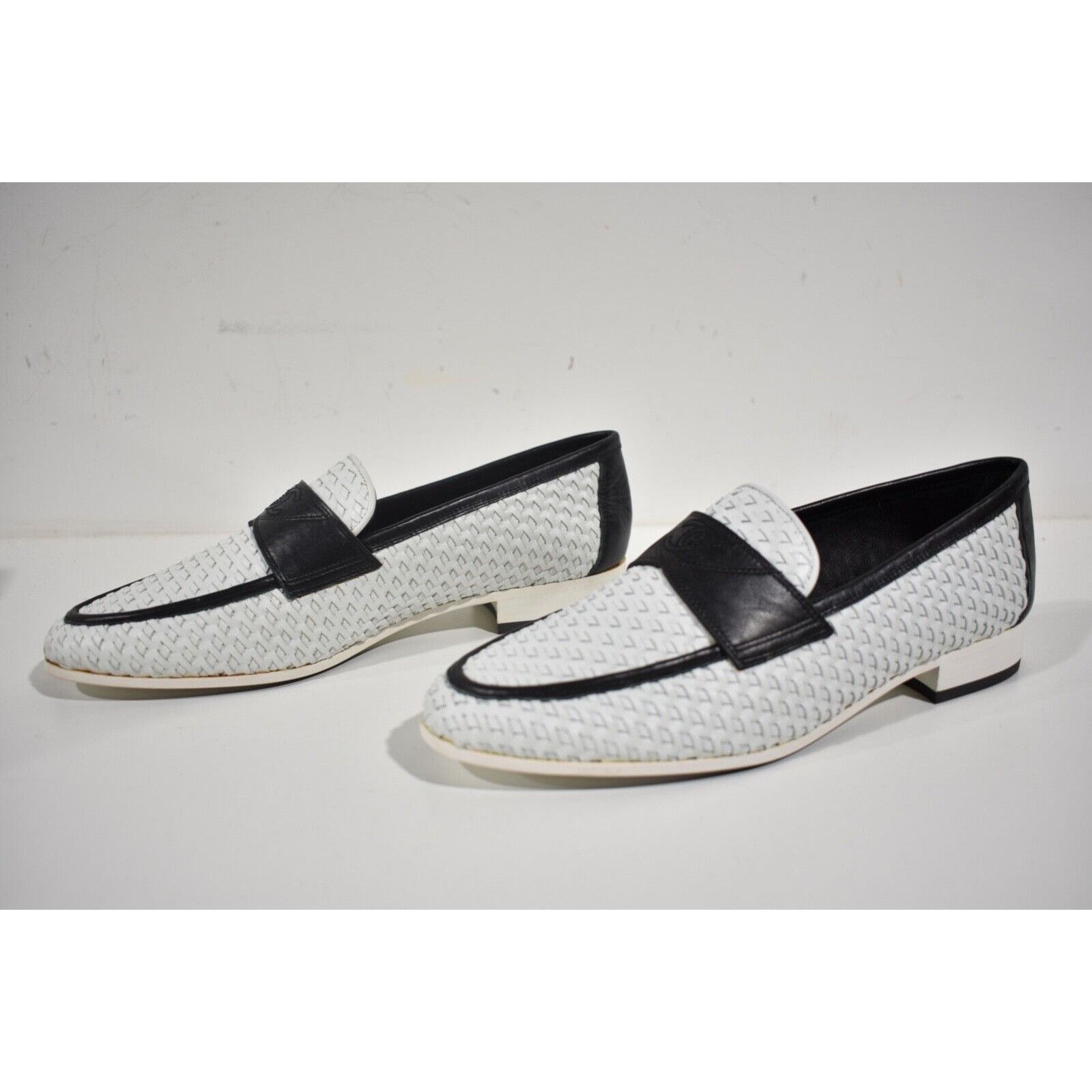 Chanel 17C Braided CC Logo Mule Loafer Moccasin Slip Oxford Flat 37 Size US 7 / IT 37 - 10 Thumbnail