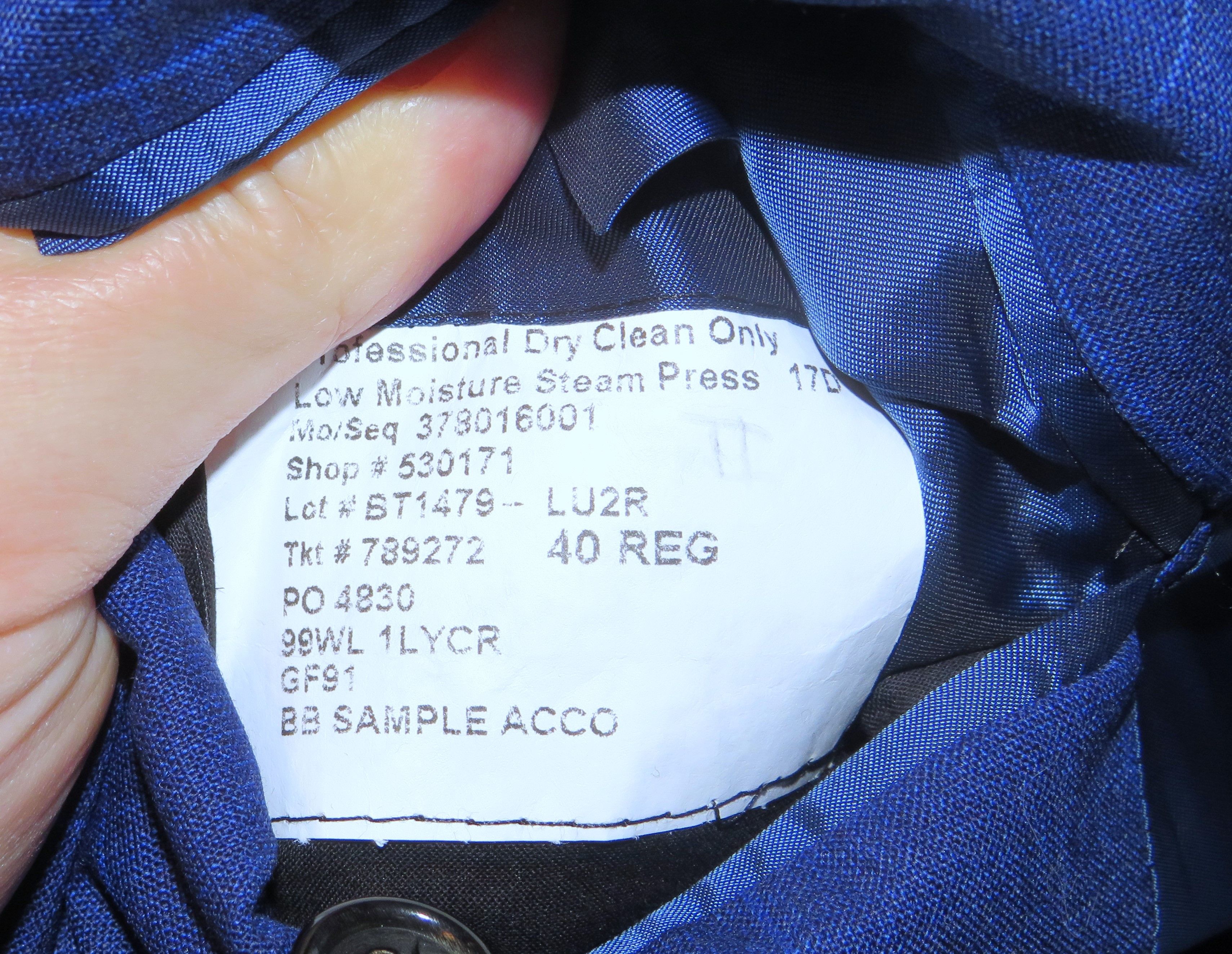 Brooks Brothers Golden Fleece Current Blue Plaid Two Button Suit 40R NWT Size 40R - 18 Thumbnail