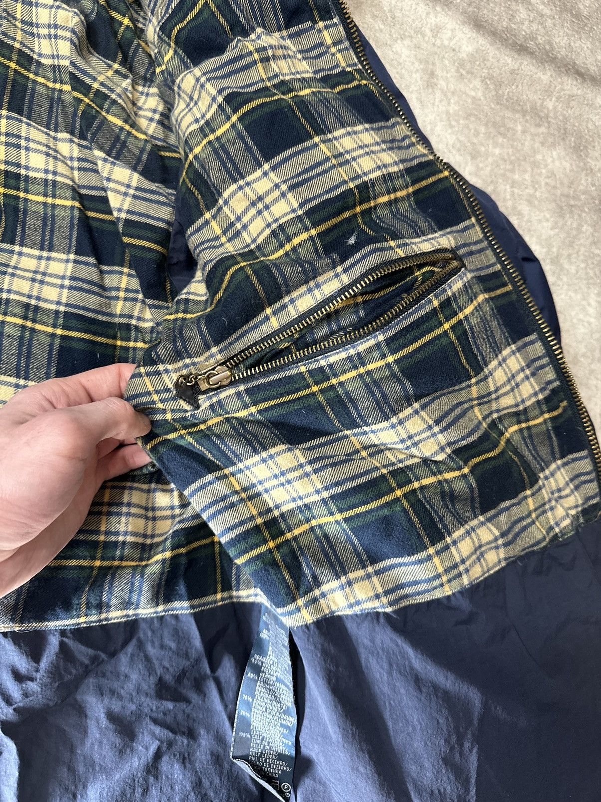 Polo Ralph Lauren × Ralph Lauren × Vintage Polo Ralph Lauren Navy Down Hooded Puffer Jacket Vintage Size US S / EU 44-46 / 1 - 12 Thumbnail