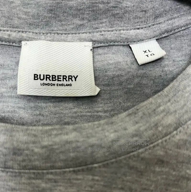 Burberry Burberry Gray Cotton Men’s T. Size US XL / EU 56 / 4 - 3 Thumbnail