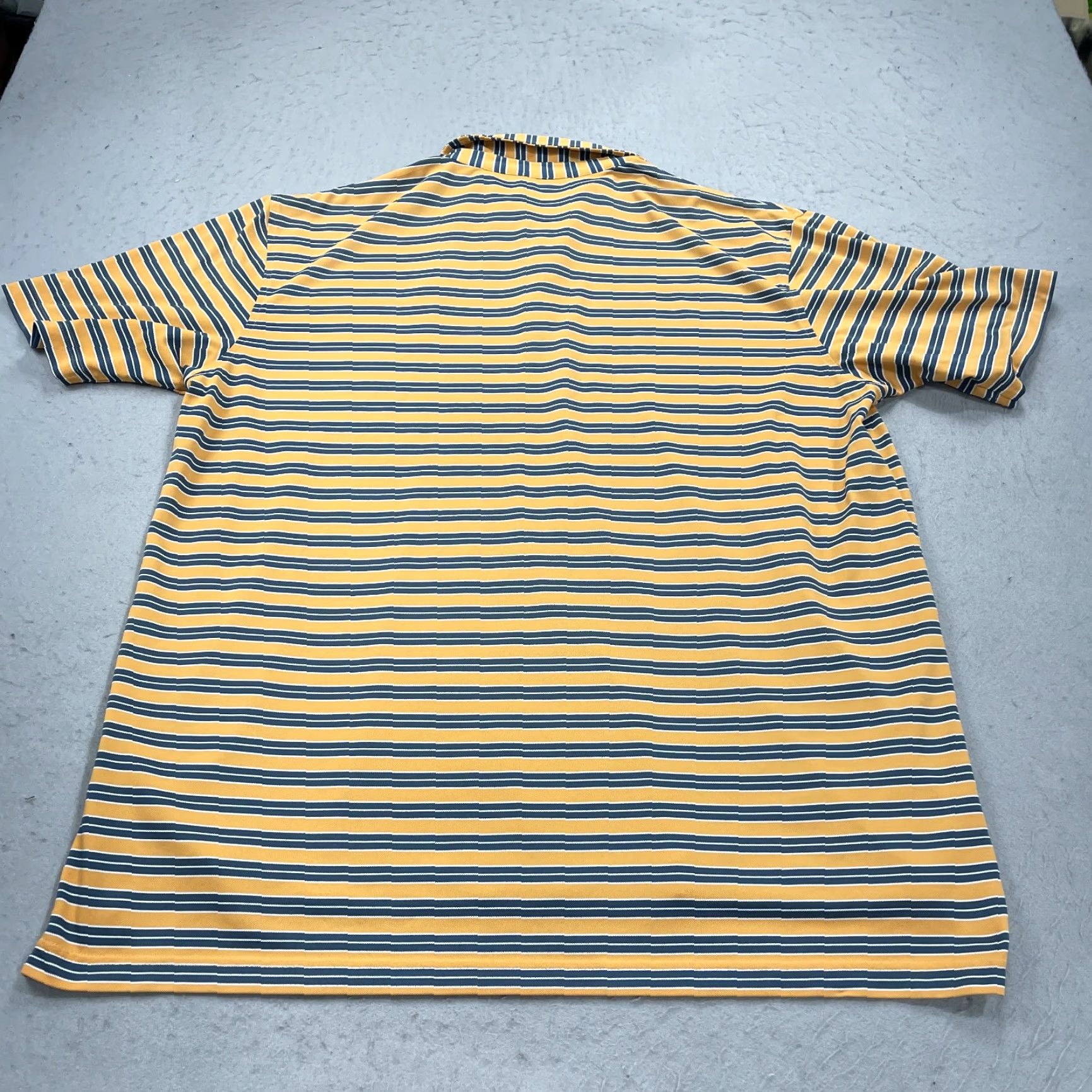 Peter Millar Peter Millar Summer Comfort Polo Shirt Mens XL Orange Striped Performance Golf Sports Classic Preppy Casual Sleeveless? Size US XL / EU 56 / 4 - 5 Thumbnail