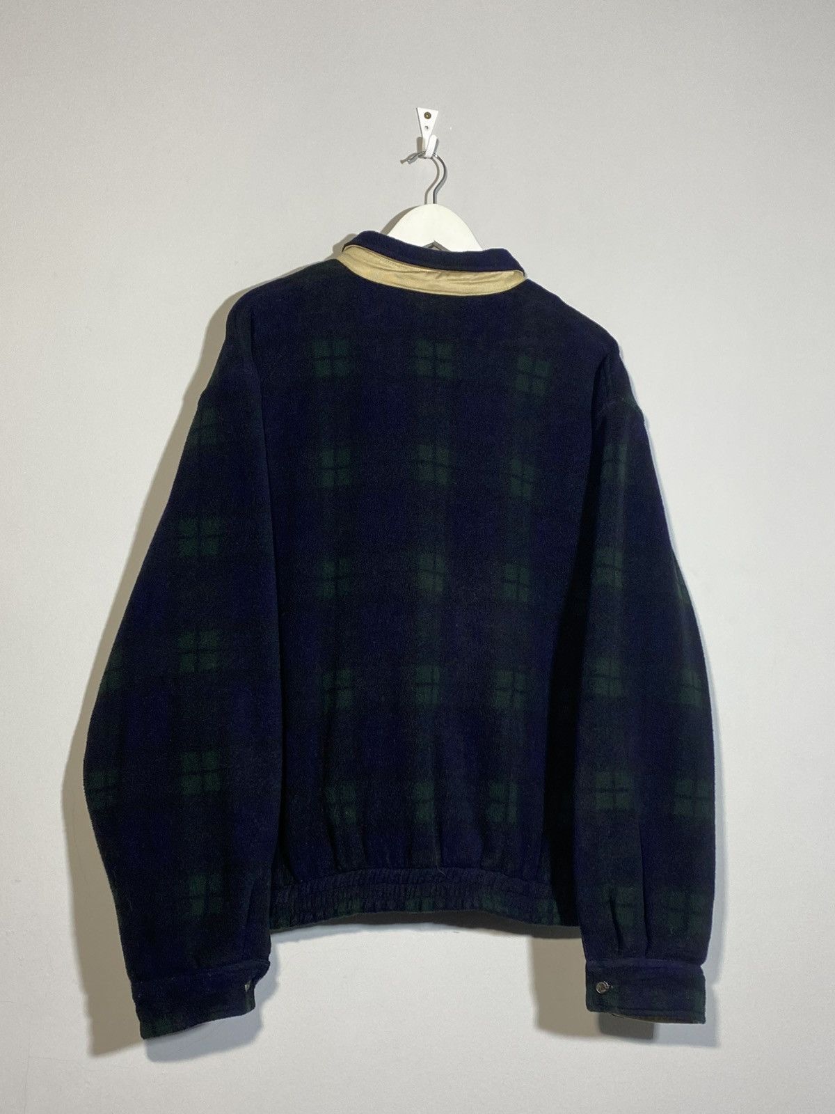 Polo Ralph Lauren Vintage Polo Ralph Lauren Tartan Check Fleece Jacket Rare Size US L / EU 52-54 / 3 - 2 Thumbnail