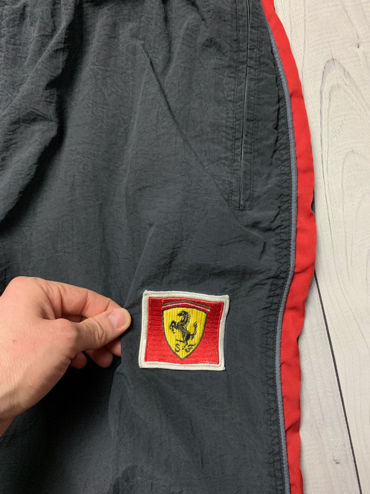 Ferrari × Vintage Ferrari pants joggers drill size XL vintage black Size US 36 / EU 52 - 4 Thumbnail