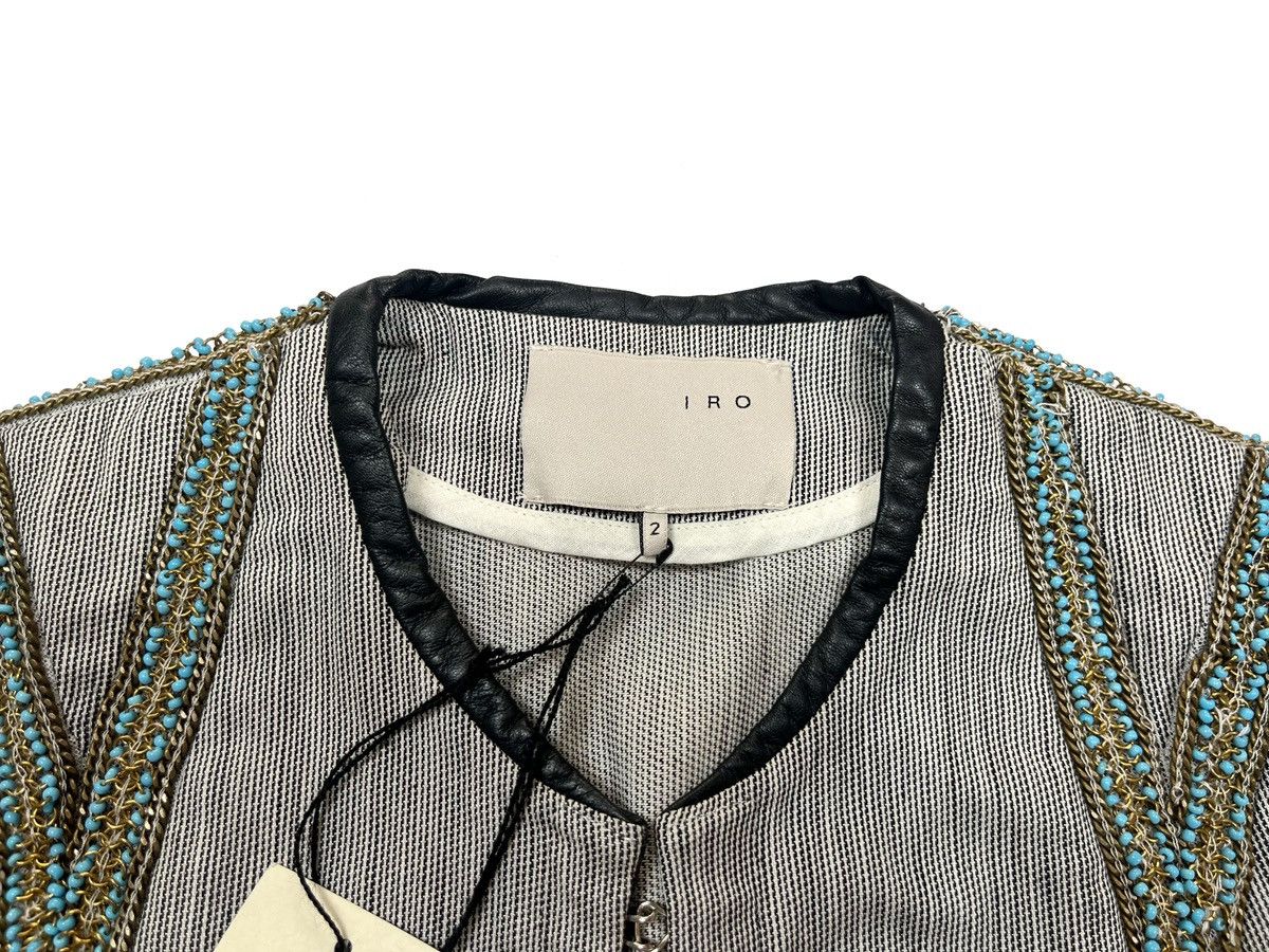 Iro IRO Talya Cropped Blazer Beads Size 2 Size XS / US 0-2 / IT 36-38 - 7 Thumbnail