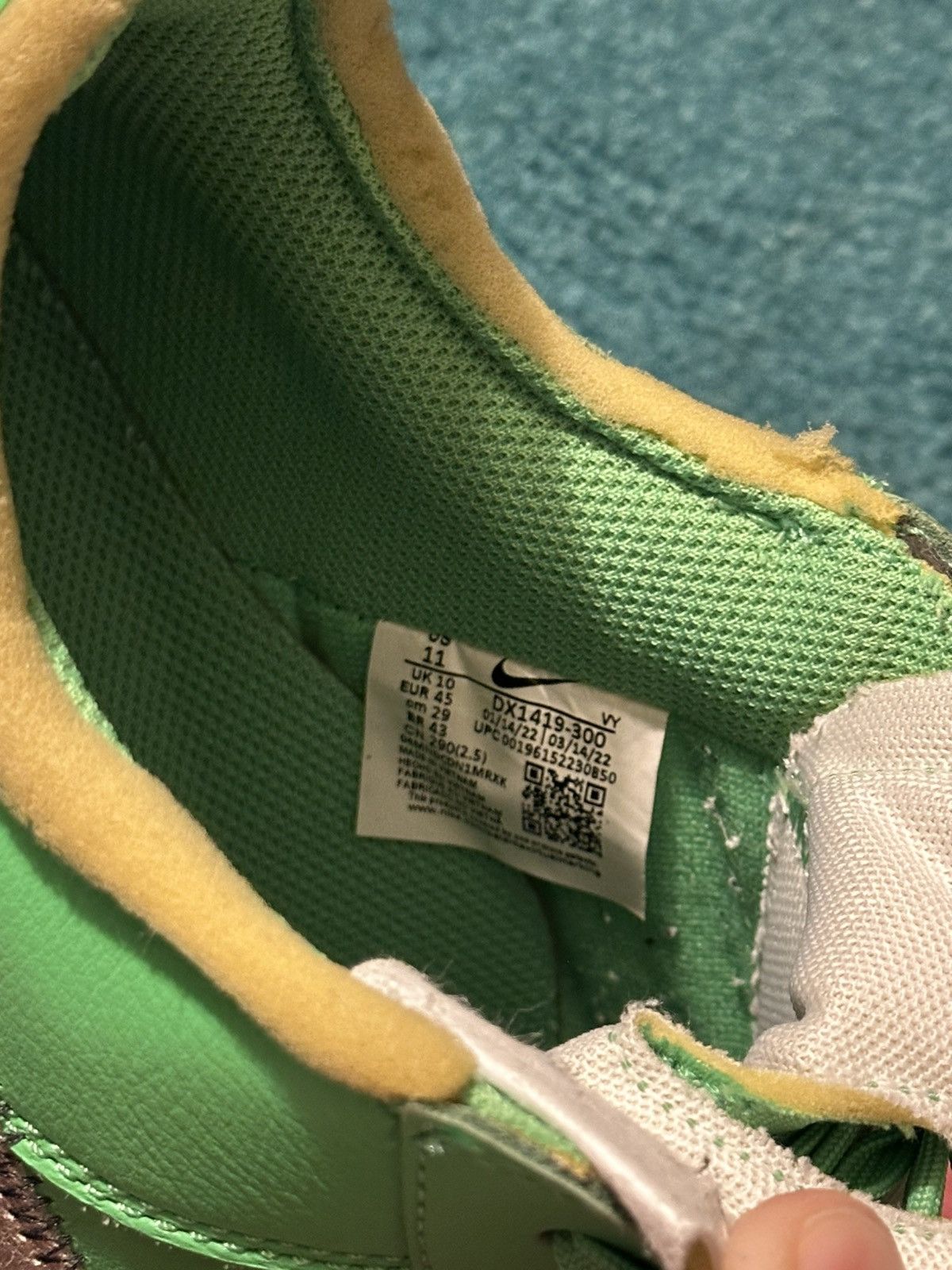Nike × Off-White Off White x Nike Air Force 1 Low ‘Brooklyn’ Size US 11 / EU 44 - 12 Thumbnail