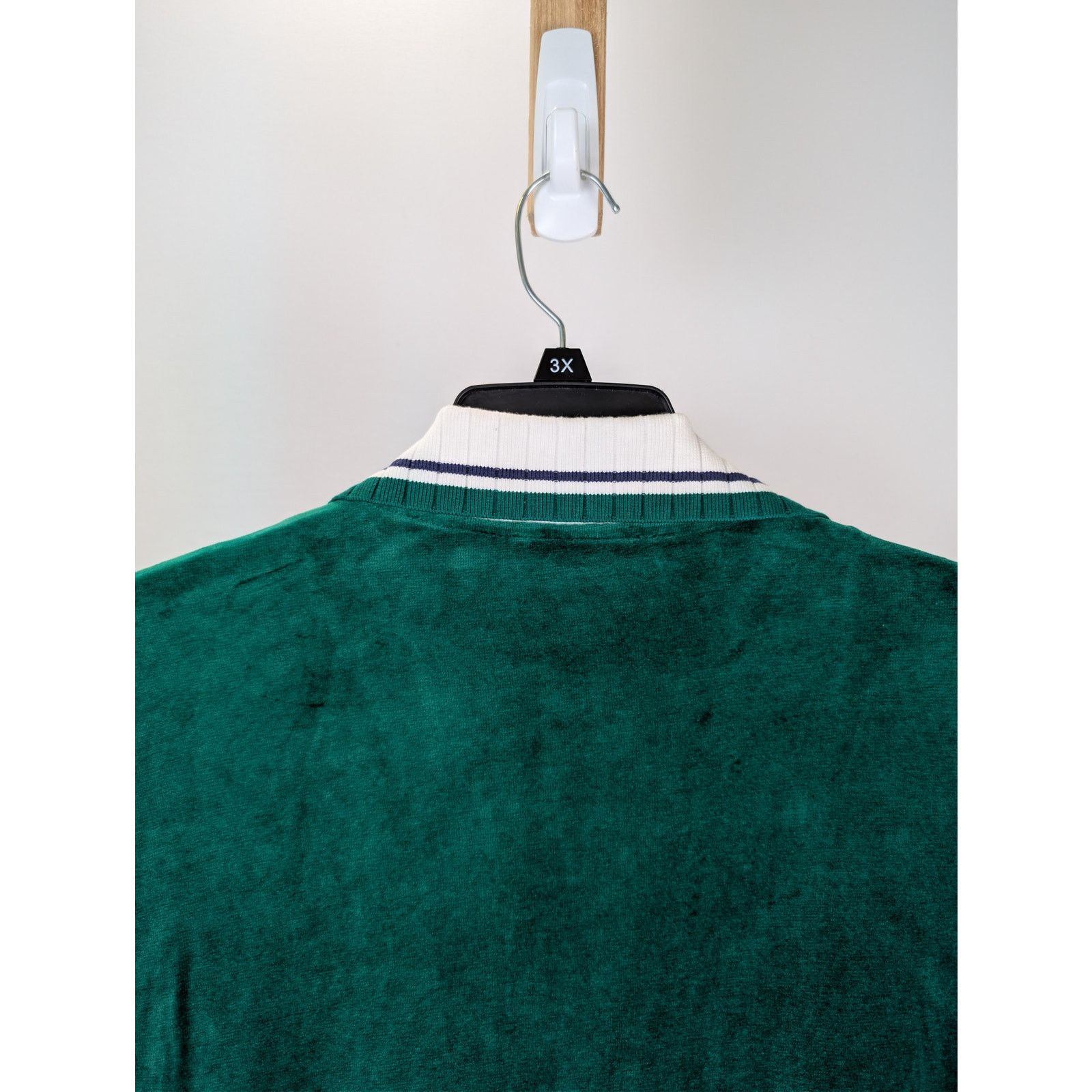 Casablanca o1rshd1 CC20 Men's Short Sleeved Velour Shirt in Evergreen Size US S / EU 44-46 / 1 - 15 Thumbnail