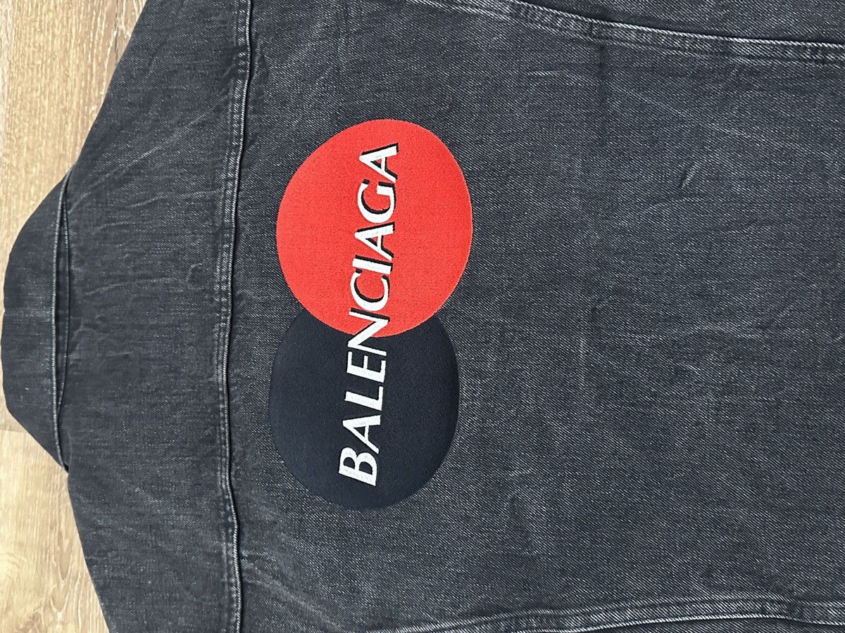 Balenciaga Balenciaga Mastercard Logo Denim Jacket Size US M / EU 48-50 / 2 - 5 Thumbnail