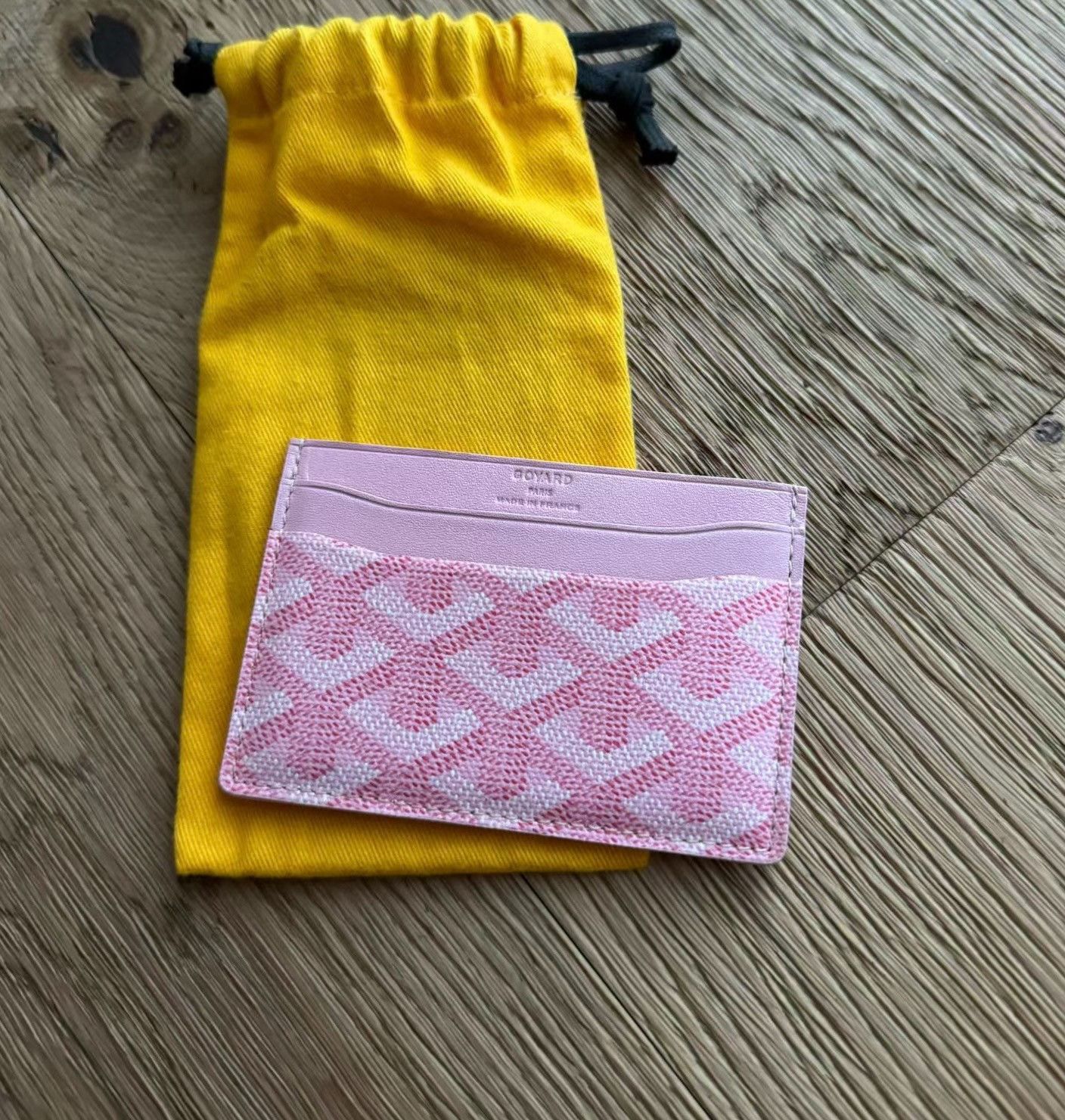 Goyard Goyard Cherry Blossom Pink Monogram Card Holder Size ONE SIZE - 1 Thumbnail