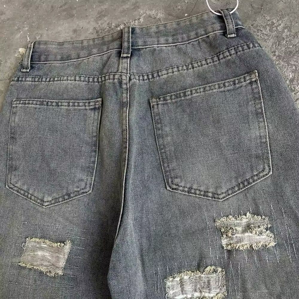 Jean Vintage Mopping Camouflage Patchwork Denim Jean Size US 28 / EU 44 - 11 Thumbnail