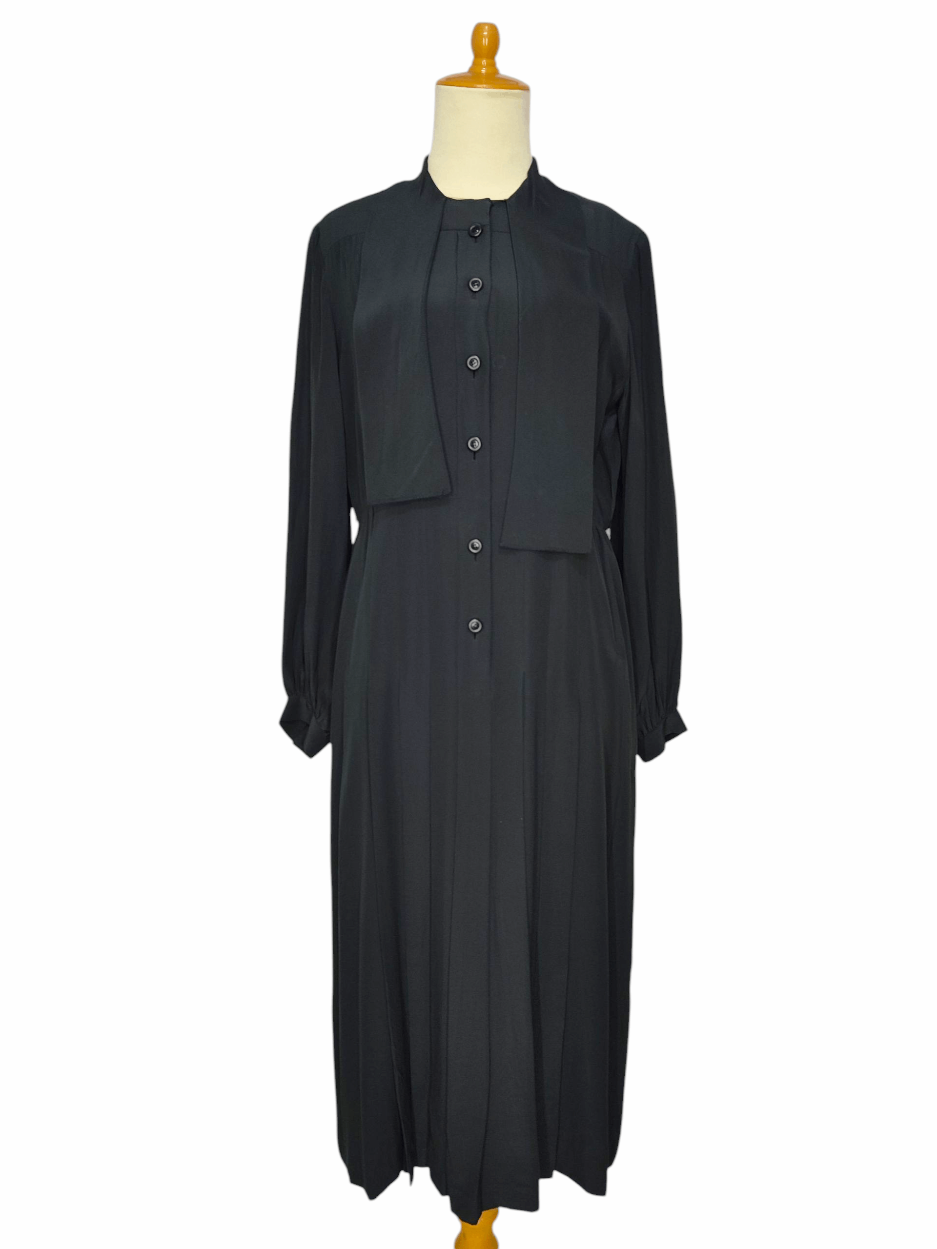 Pierre Balmain 80s Pierre Balmain-Archive Structured Waist Vertical Pleated Size L / US 10 / IT 46 - 1 Thumbnail