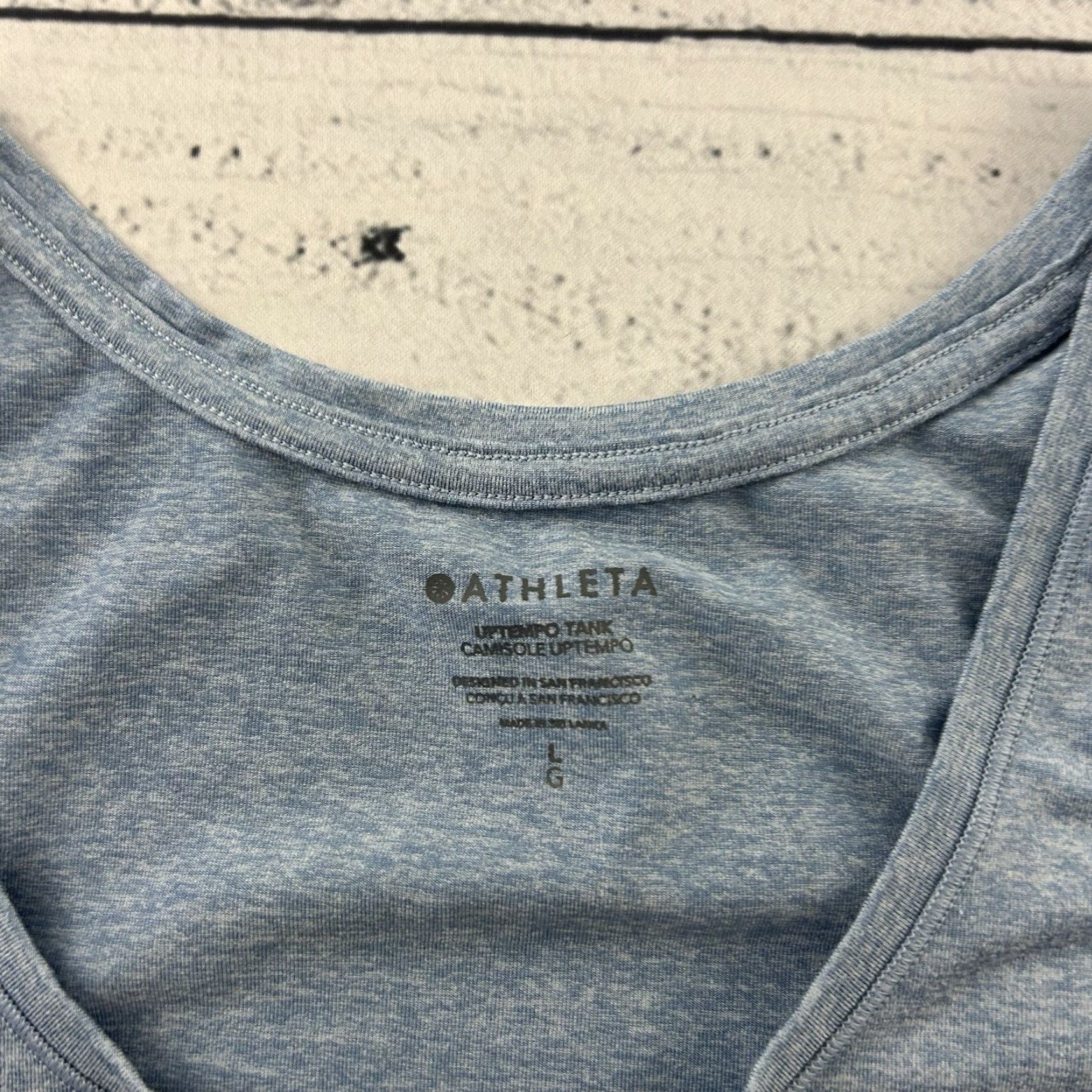 Athleta Athleta Shirt Camisole Tank Sleeveless Casual Womens Large Blue Size L / US 10 / IT 46 - 5 Thumbnail