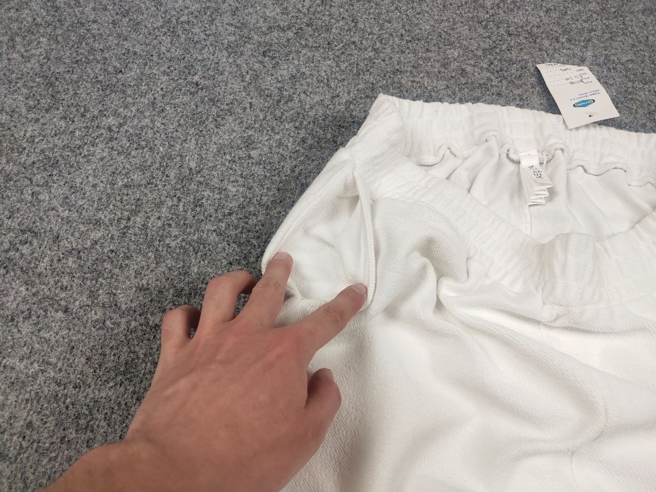 Other AELIZA studio Design unique White Baggy inside out shorts Size US 32 / EU 48 - 8 Thumbnail
