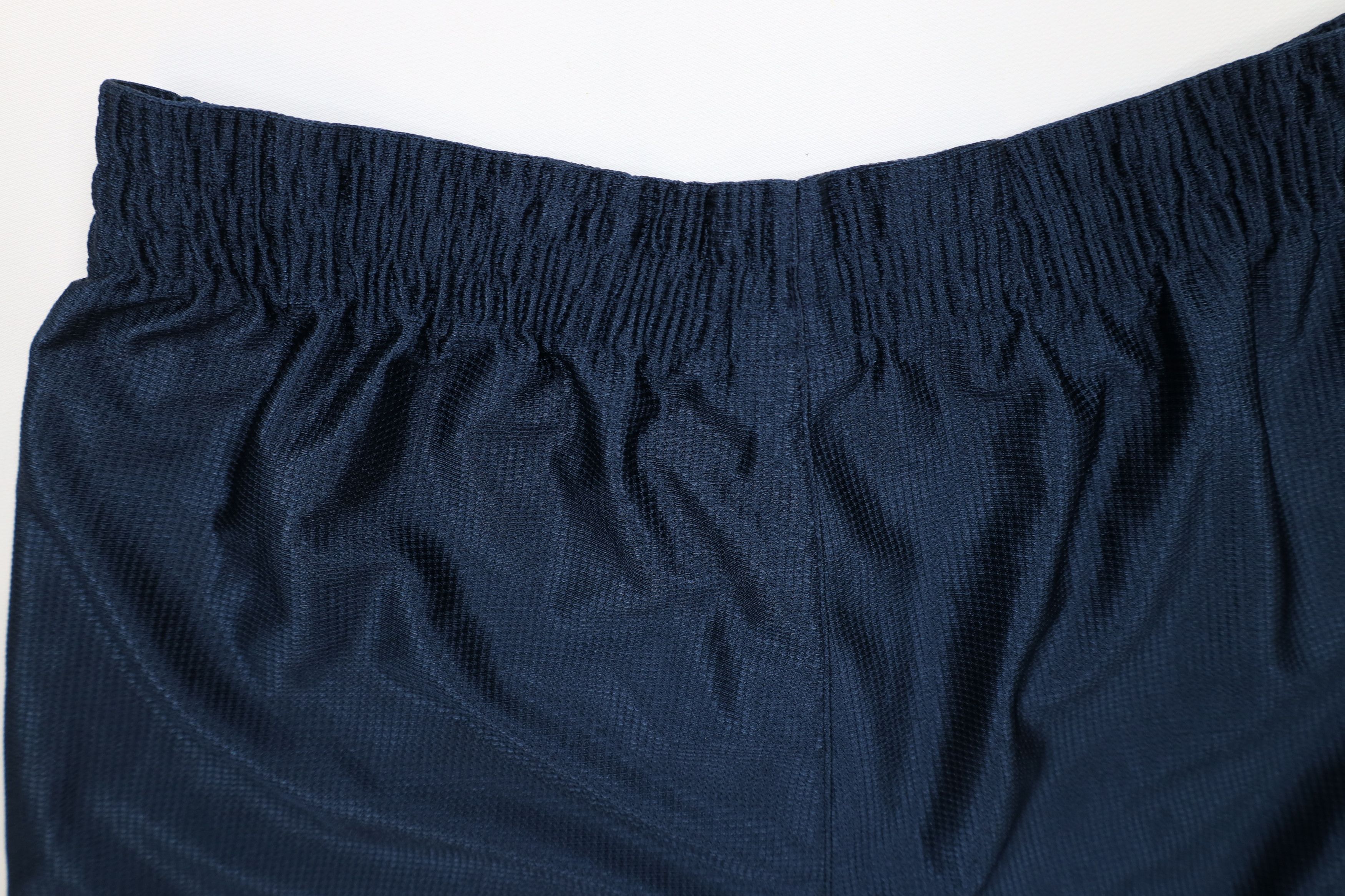 Nike × Vintage Vintage 90s Y2K Nike Mini Swoosh Heavyweight Shorts Blue Size US 34 / EU 50 - 13 Thumbnail
