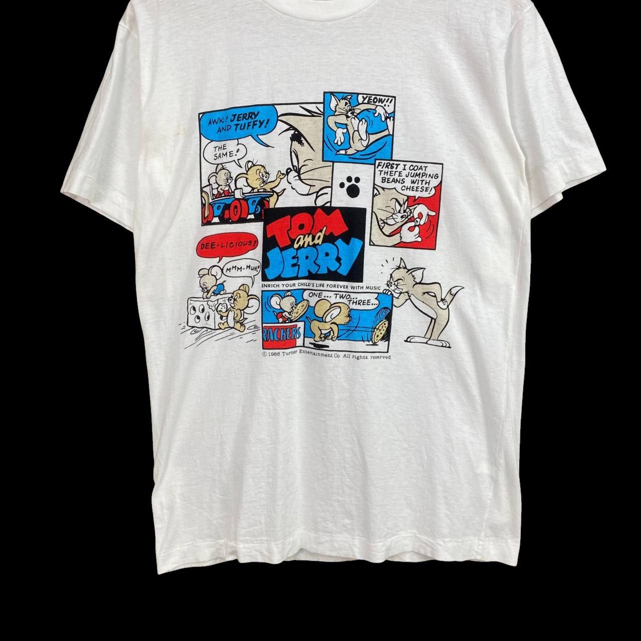 Vintage Vintage 1988 Tom & Jerry Paperthin Comic Strip Graphic Size US M / EU 48-50 / 2 - 4 Thumbnail
