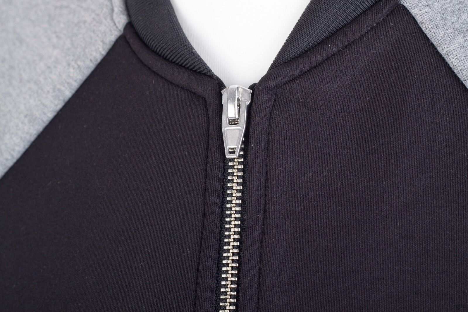 Alexander Wang × T by Alexander Wang T Alexander WANG Women's Bomber, Gray Sleeve, Black Body Size S / US 4 / IT 40 - 7 Thumbnail