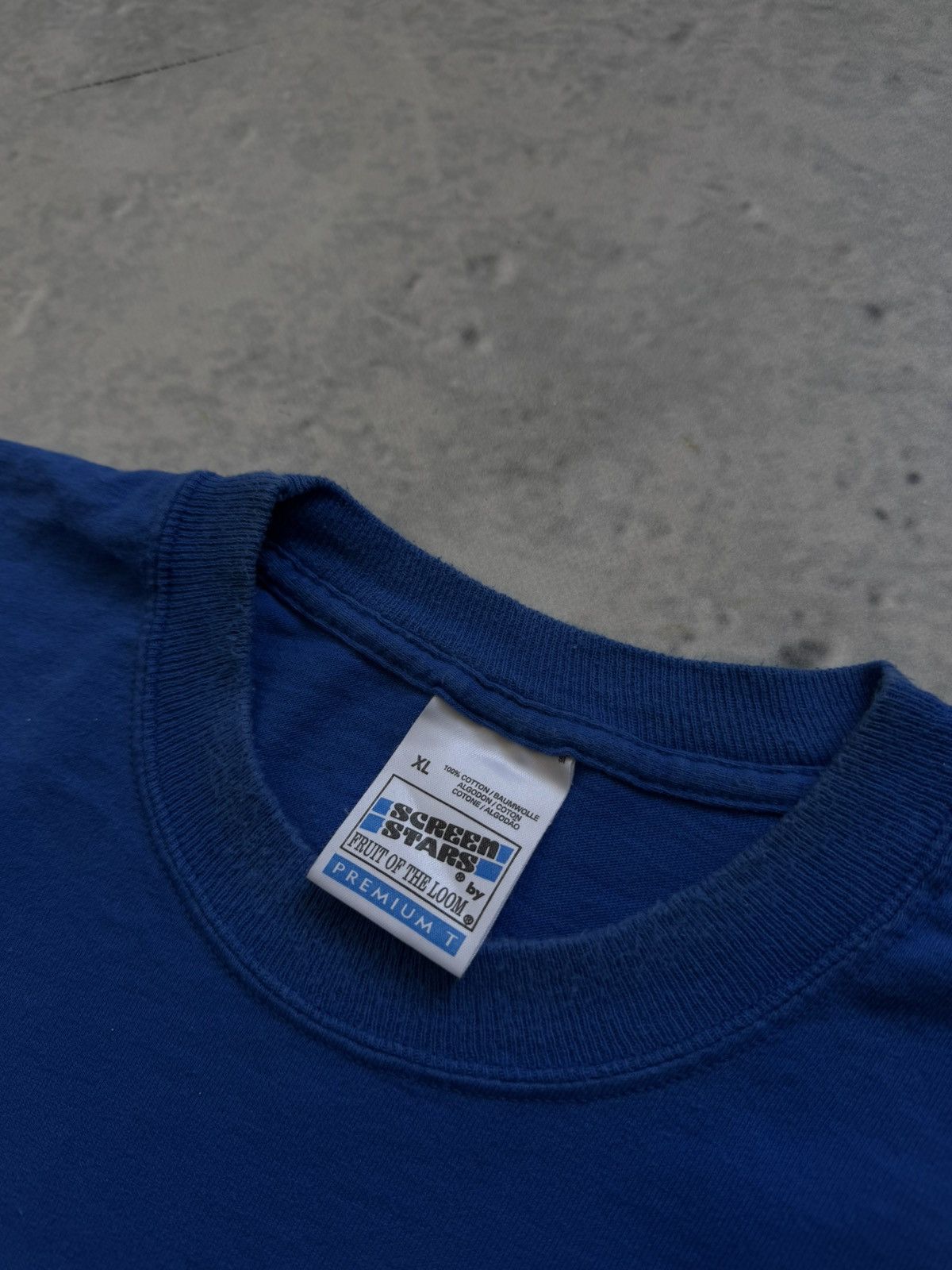 Lamborghini Lamborghini automobili vintage big logo blue tee Size US XL / EU 56 / 4 - 6 Thumbnail