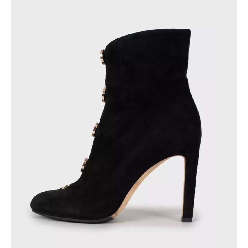 Jimmy Choo Jimmy Choo Loretta Black Suede Ankle Boots - Sz 39 Size US 9 / IT 39 - 1 Thumbnail