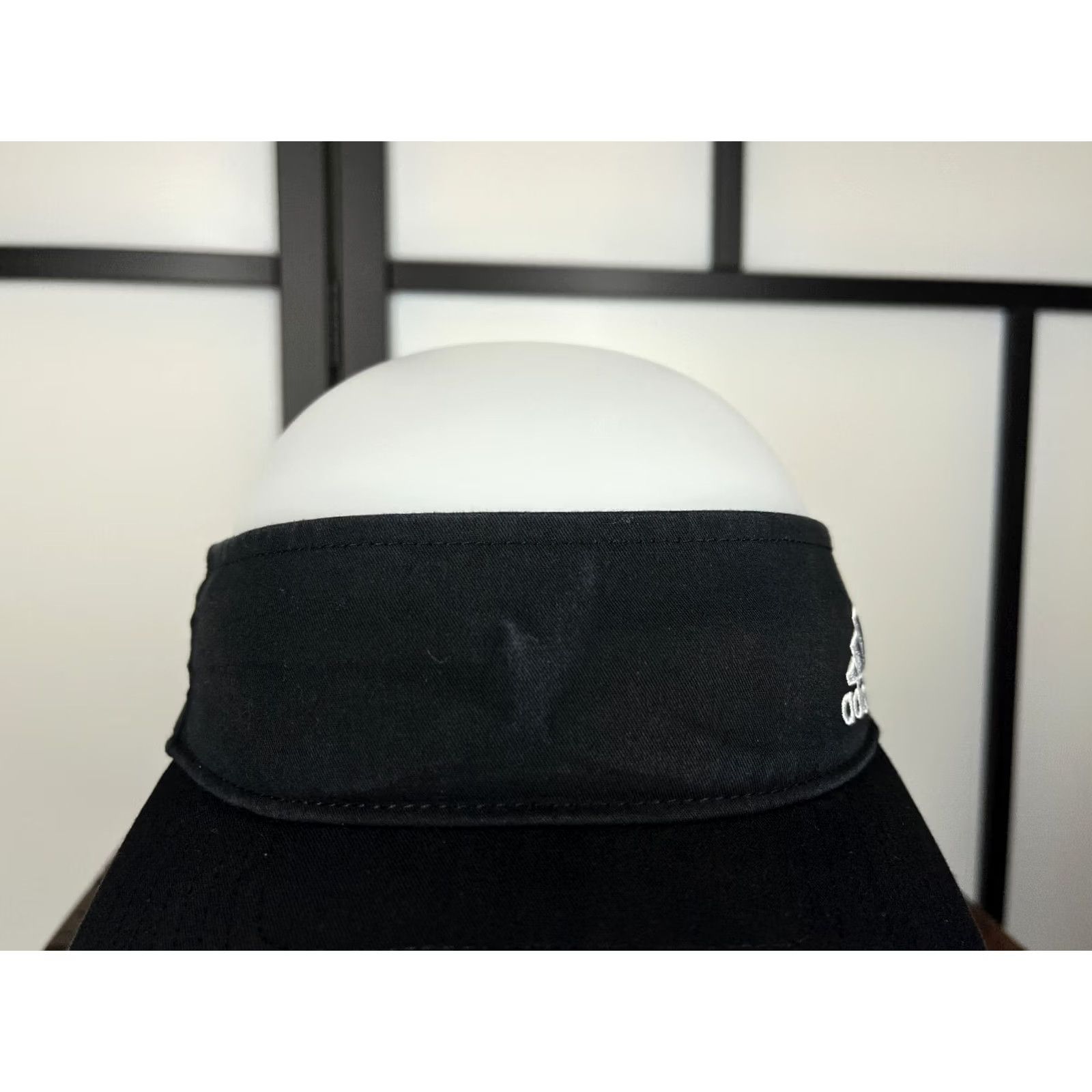 Adidas Adidas Visor Black Twill Cotton Climalite Adjustable One Size Baseball Golf Hat Cap Unisex Adults Men Women Mens Womens Boys Girls Size ONE SIZE - 2 Thumbnail