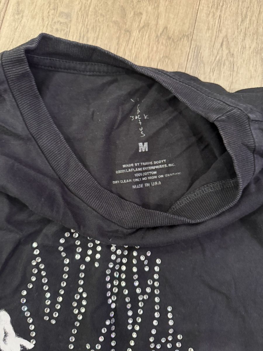 Mastermind Japan × Travis Scott Travis Scott x Mastermind Japan Skull Rhinestone Tee Size US M / EU 48-50 / 2 - 2 Thumbnail