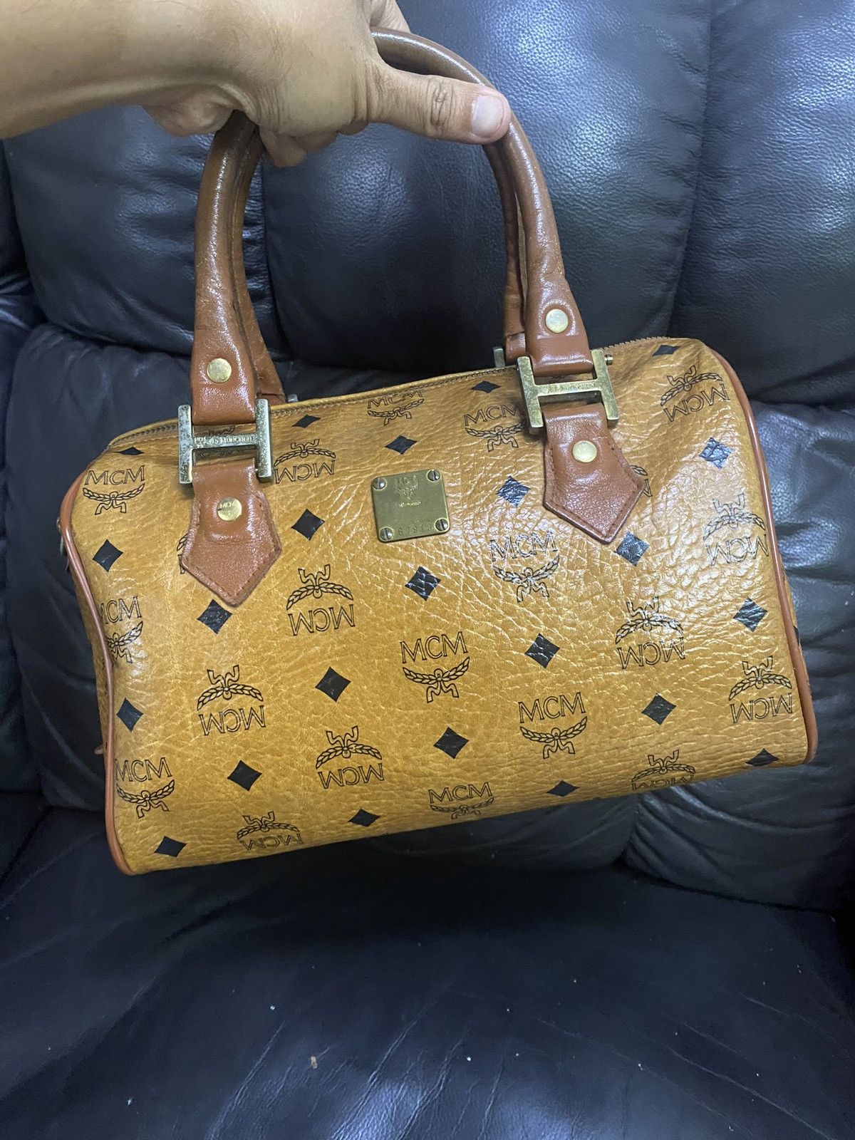 MCM Authentic Vintage MCM Monogram Speedy 30 Hand Bag Size ONE SIZE - 25 Thumbnail