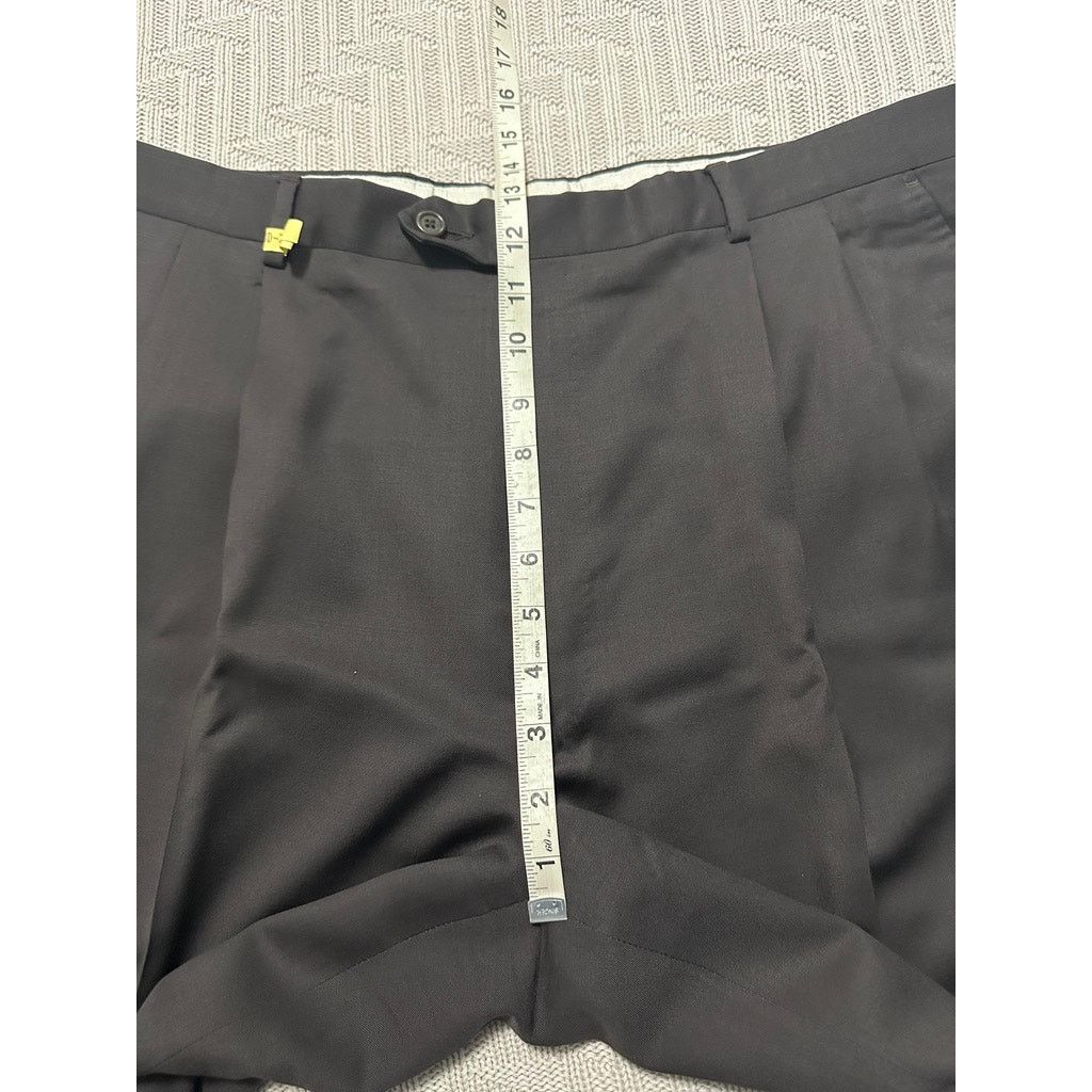 Versace Vintage Alfredo Versace brown gray wool dress pants size 40 Size US 40 / EU 56 - 7 Thumbnail