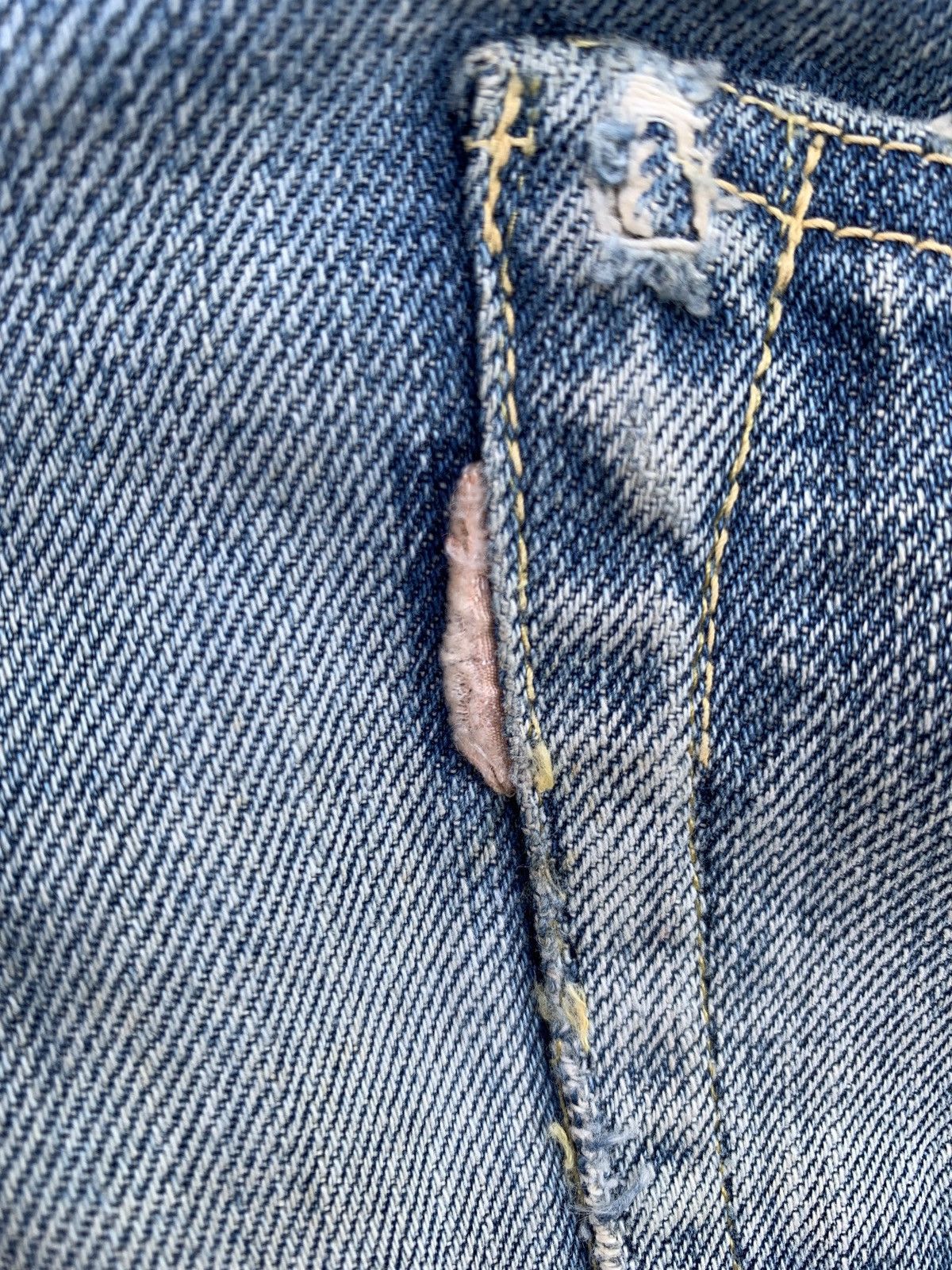 Kapital Heavily Washed Denim Jeans Size US 31 - 16 Thumbnail