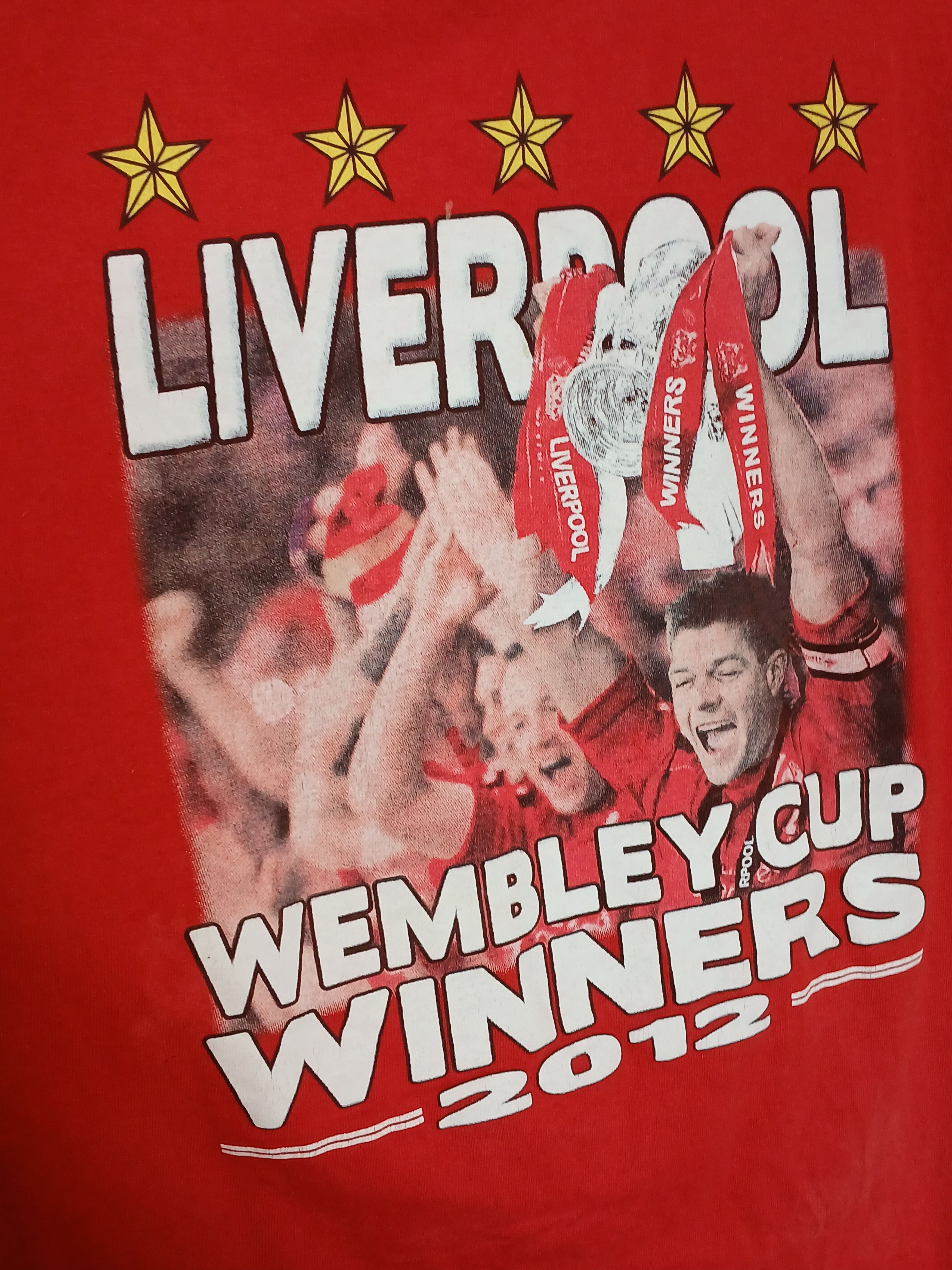 Other Liverpool Wembley Cup Winners 2012 Football T-Shirt Size US L / EU 52-54 / 3 - 3 Thumbnail