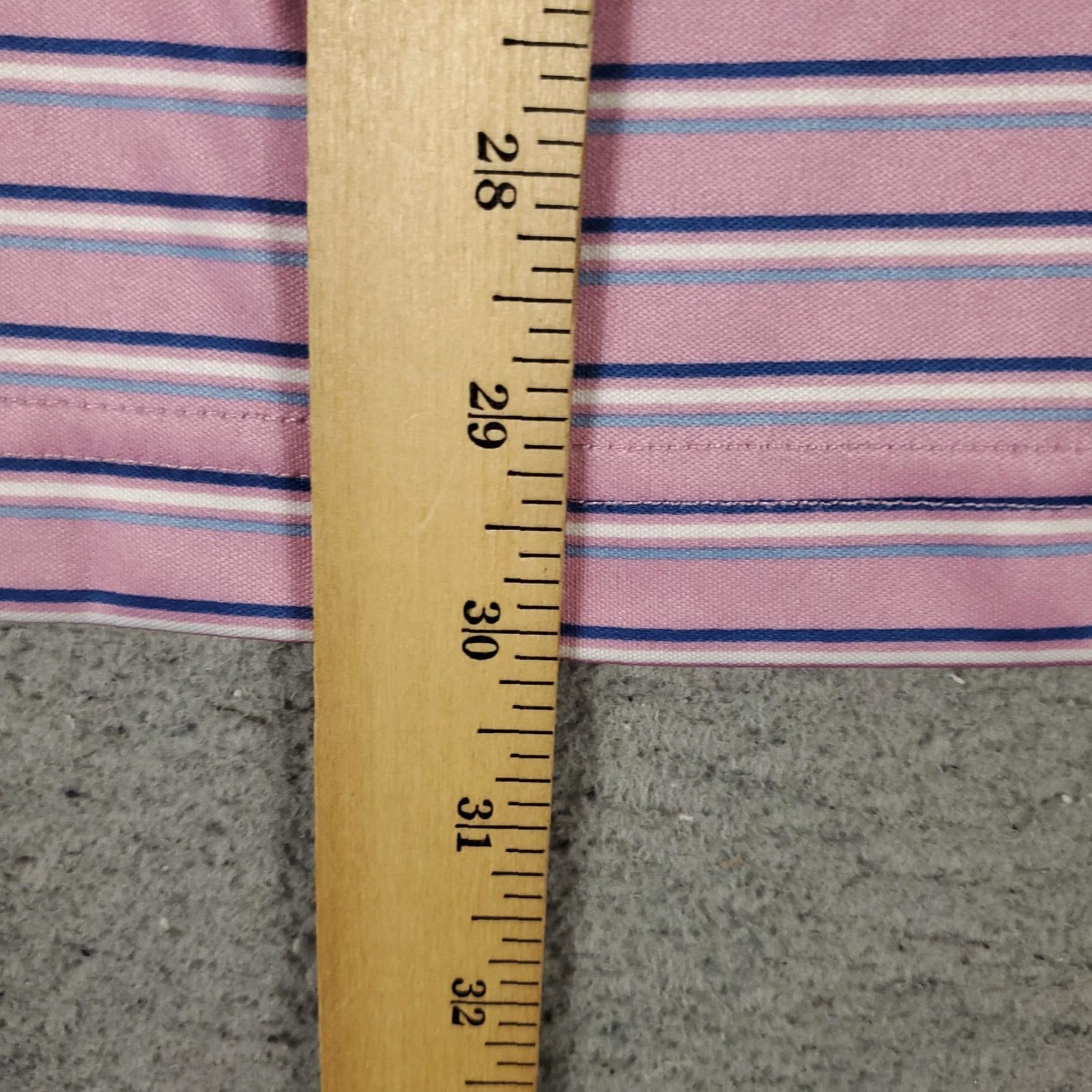 Vintage Greg Norman Polo Shirt Mens XL Pink Striped PlayDry Golf Performance Shark Logo Size US XL / EU 56 / 4 - 4 Thumbnail